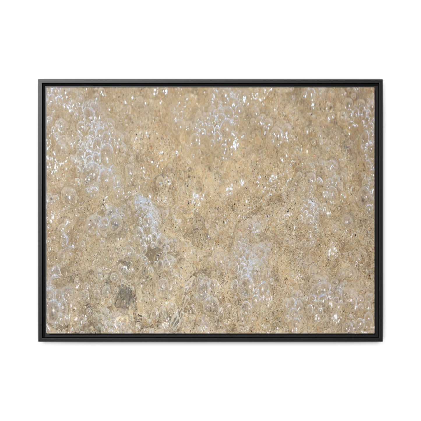 Bubbling Sand - Unique Stretched Canvas Wall Art