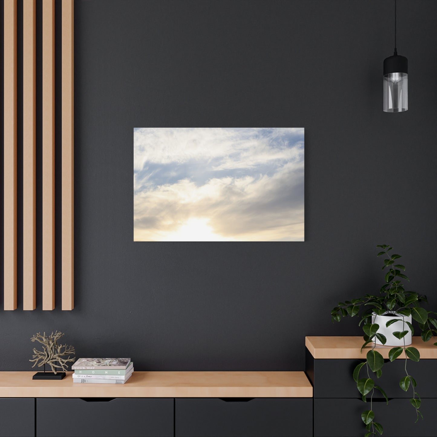 Whispers of Ethereal Light - Unique Frameless Canvas Wall Art