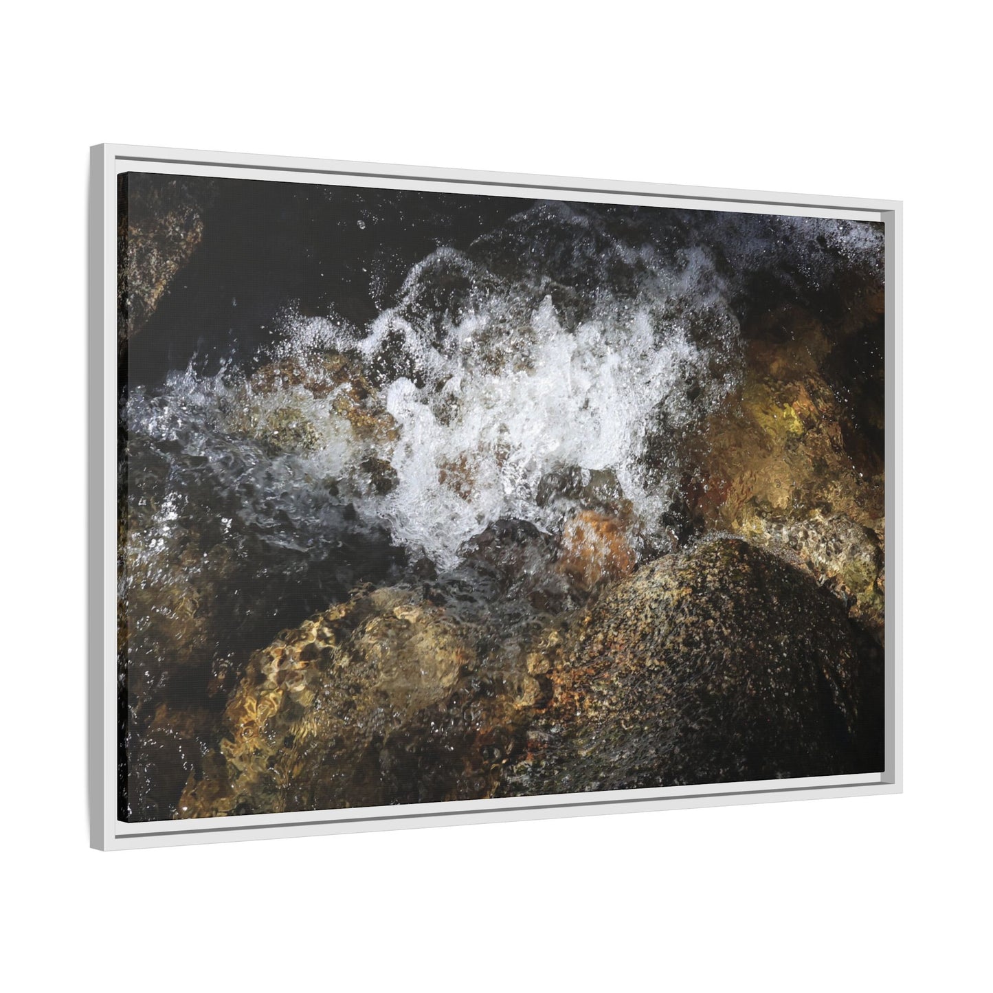 Cascading Momentum - Unique Stretched Canvas Wall Art