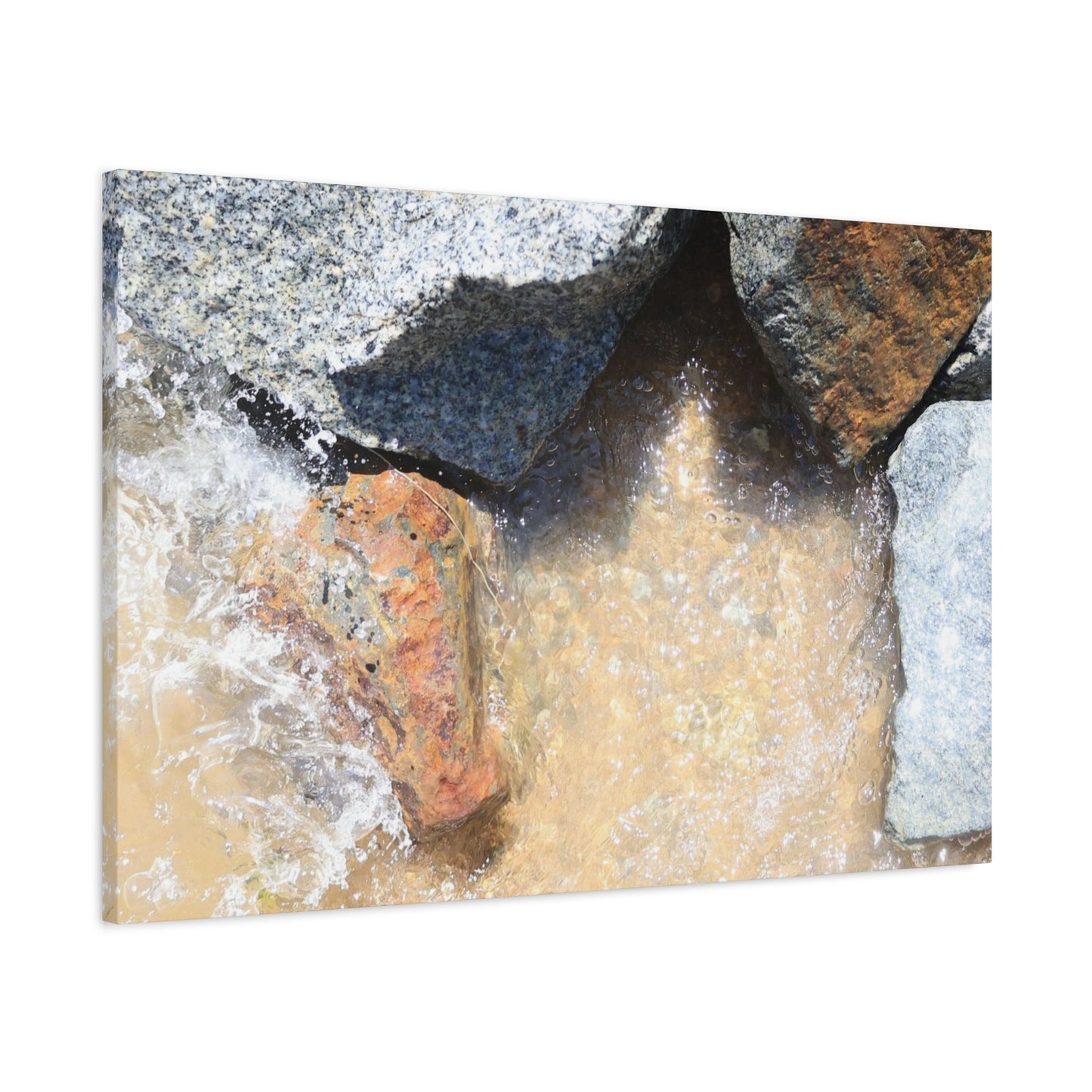 Rocky Embrace - Unique Frameless Canvas Wall Art