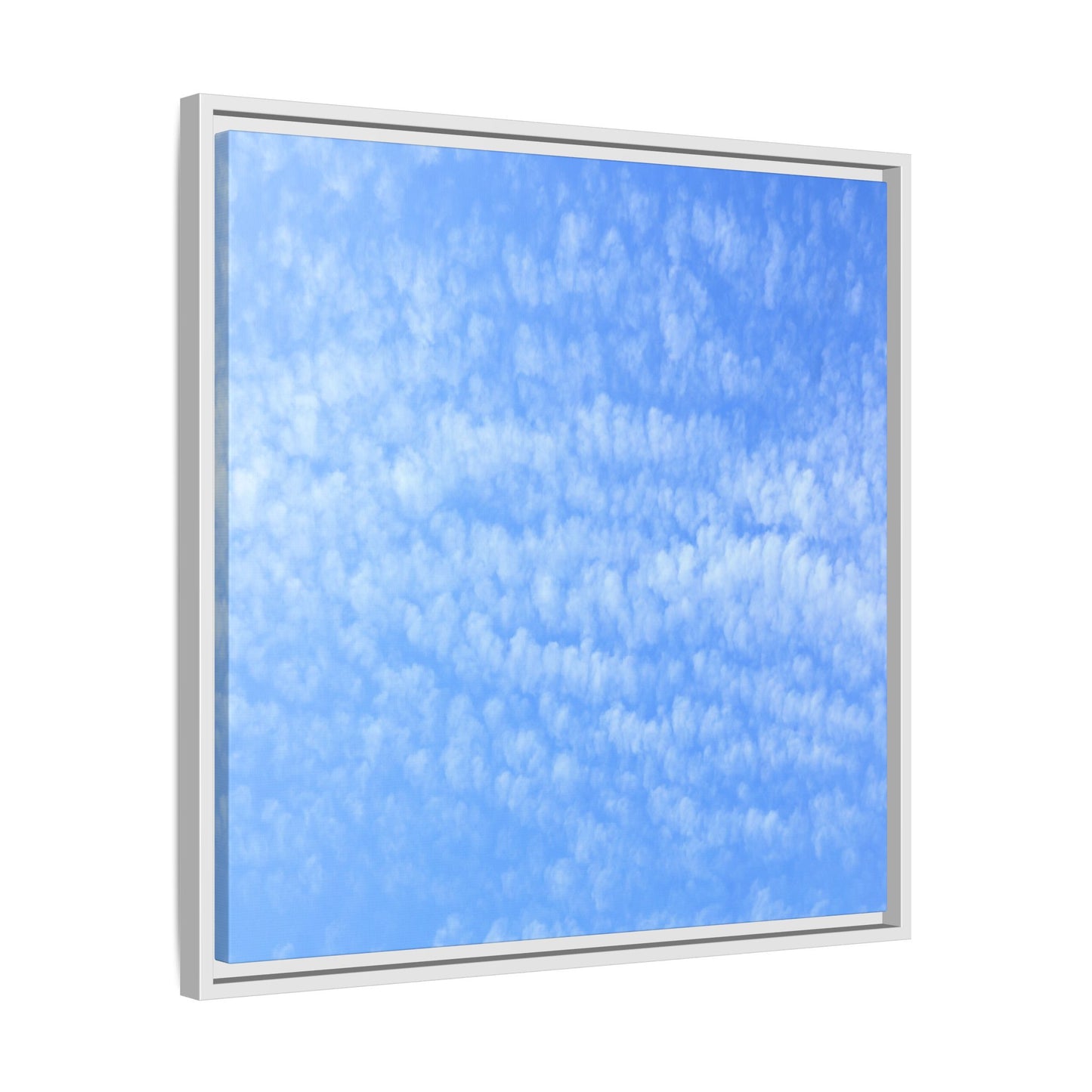Wispy Blue Dreams - Unique Stretched Canvas Wall Art