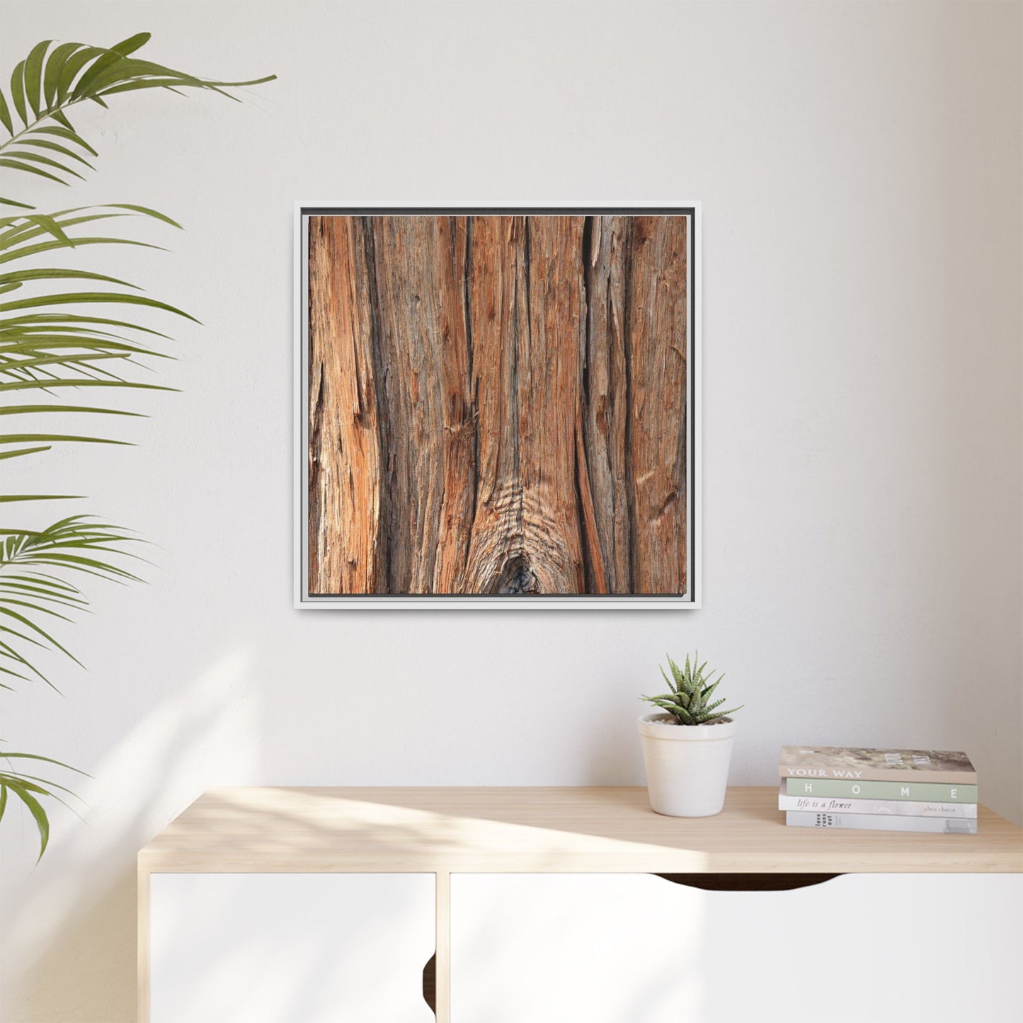 Echoes of Timber - Unique Stretched Canvas Wall Art