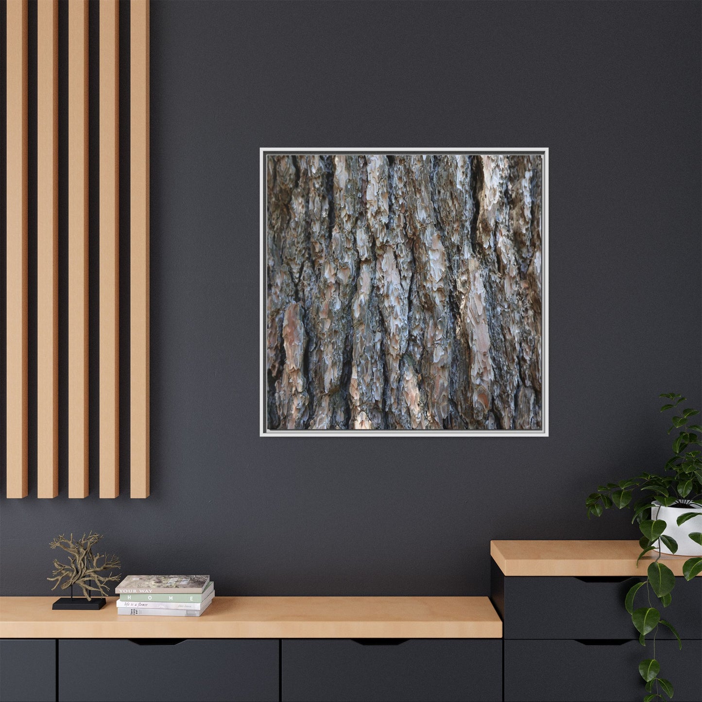 Bark Whispers - Unique Stretched Canvas Wall Art