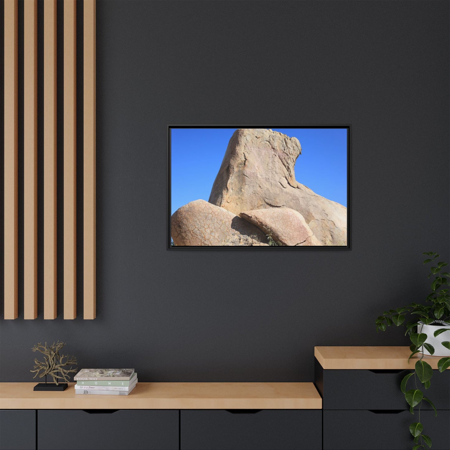 Rocky Sentinel - Unique Stretched Canvas Wall Art
