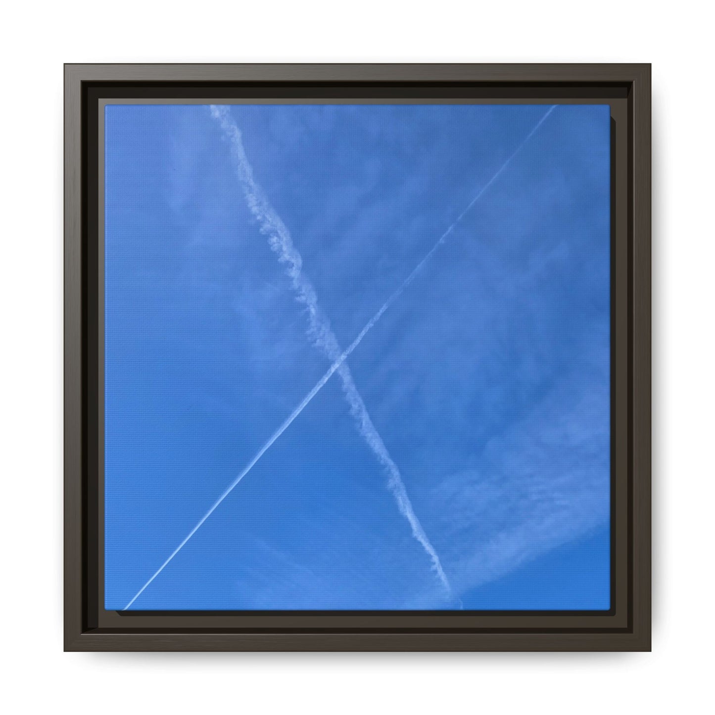 Sky Crossroads - Unique Stretched Canvas Wall Art