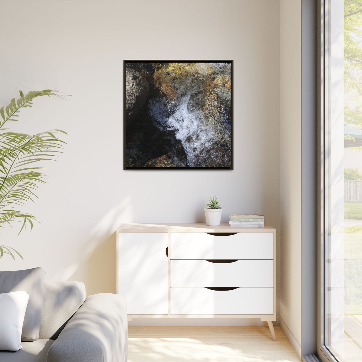 Nature's Turbulence - Unique Stretched Canvas Wall Art