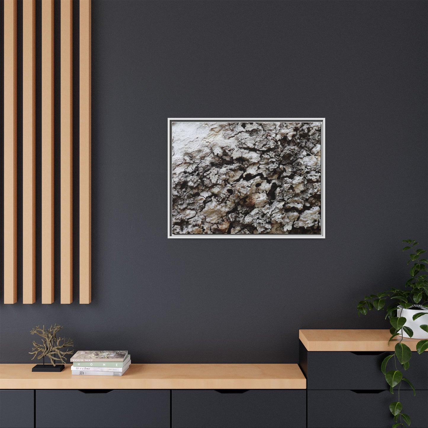 Cracked Terrain - Unique Stretched Canvas Wall Art
