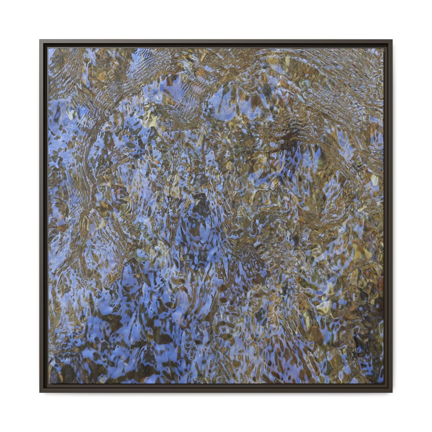 Aquatic Reflections - Unique Stretched Canvas Wall Art