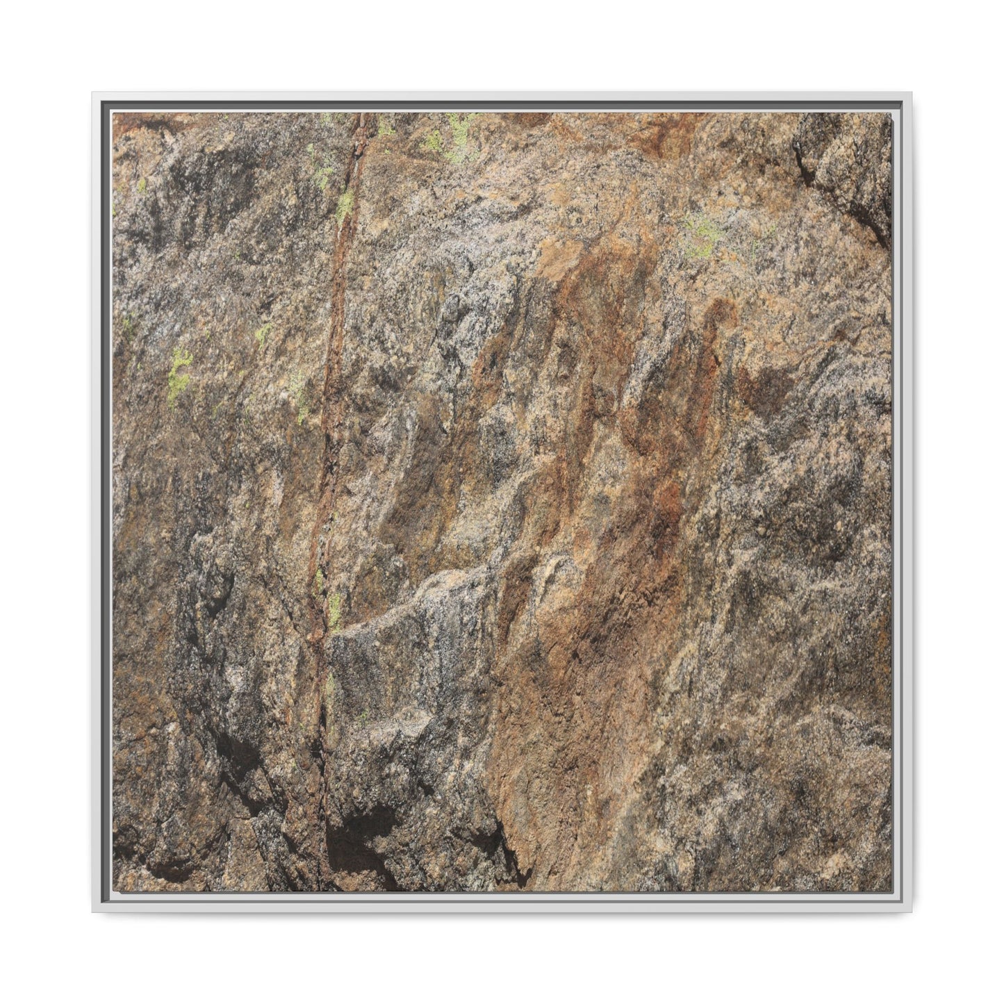 Weathered Rock Formation - Unique Stretched Canvas Wall Art