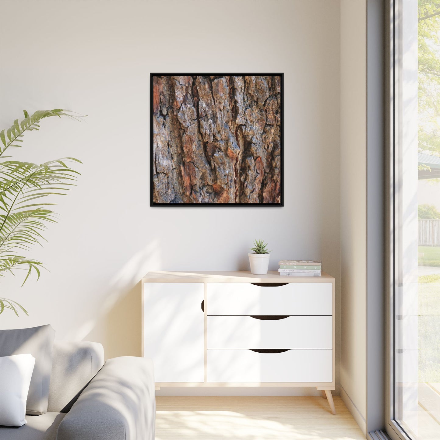 Craggy Textures - Unique Stretched Canvas Wall Art