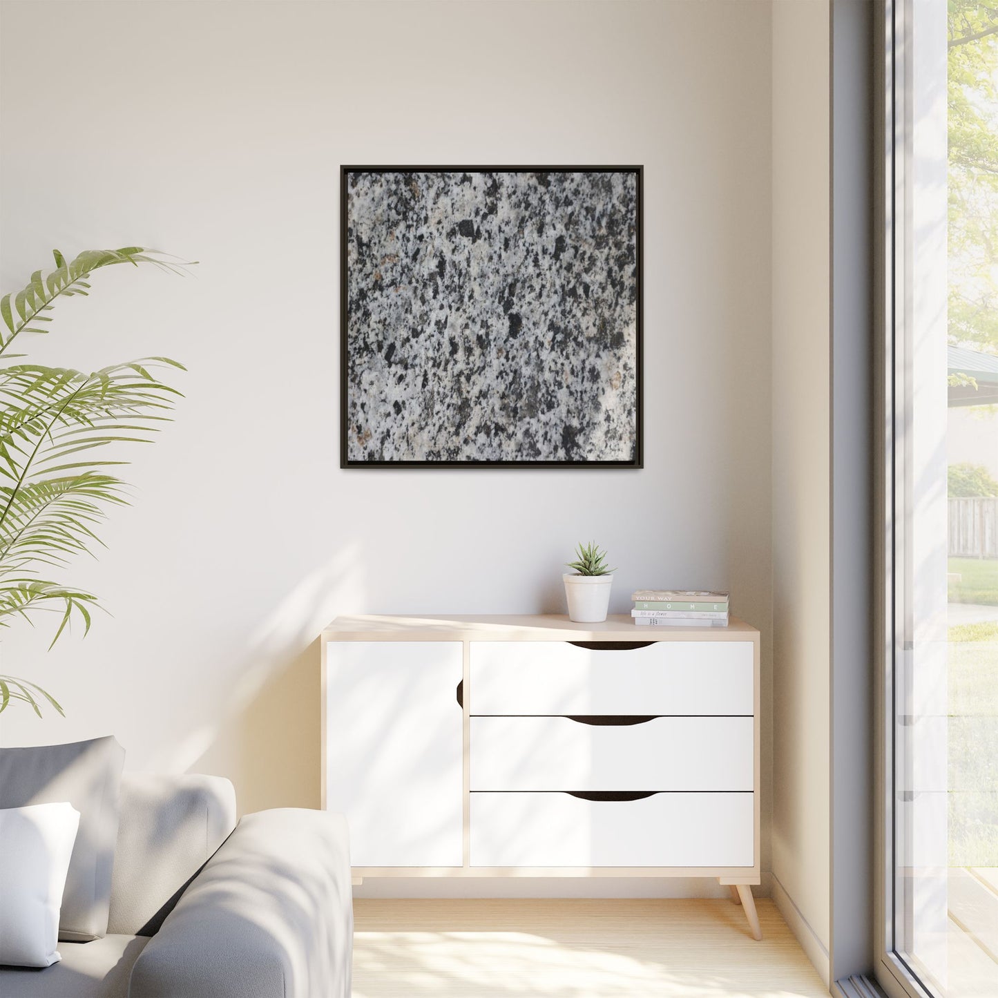 Granite Song - Unique Stretched Canvas Wall Art