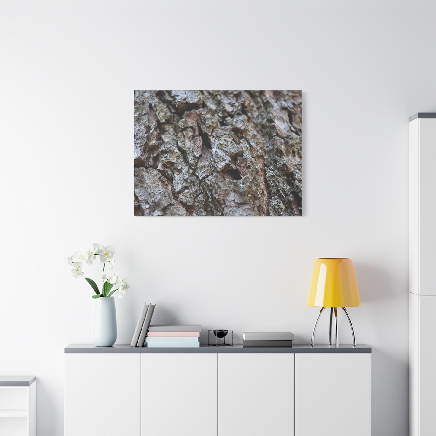 Cracked Echoes - Unique Frameless Canvas Wall Art