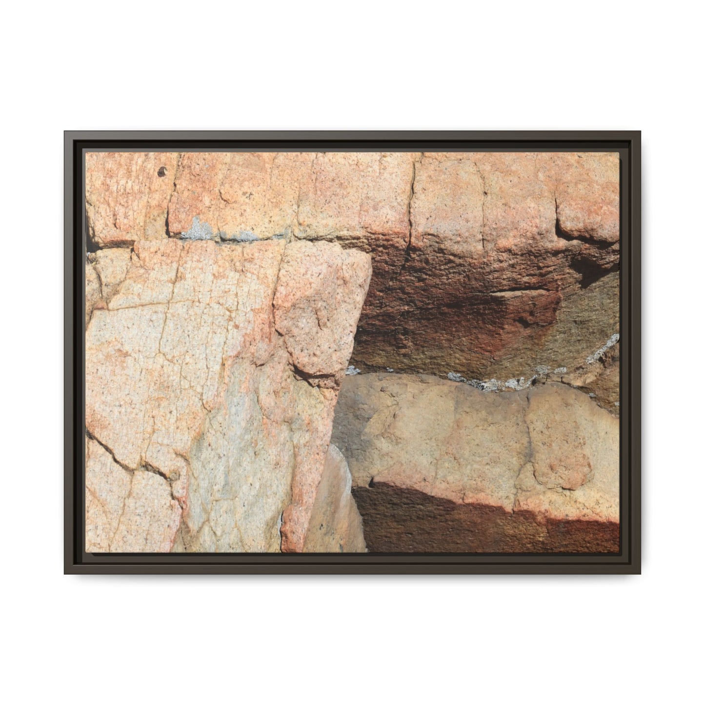 Fractured Stone - Unique Stretched Canvas Wall Art