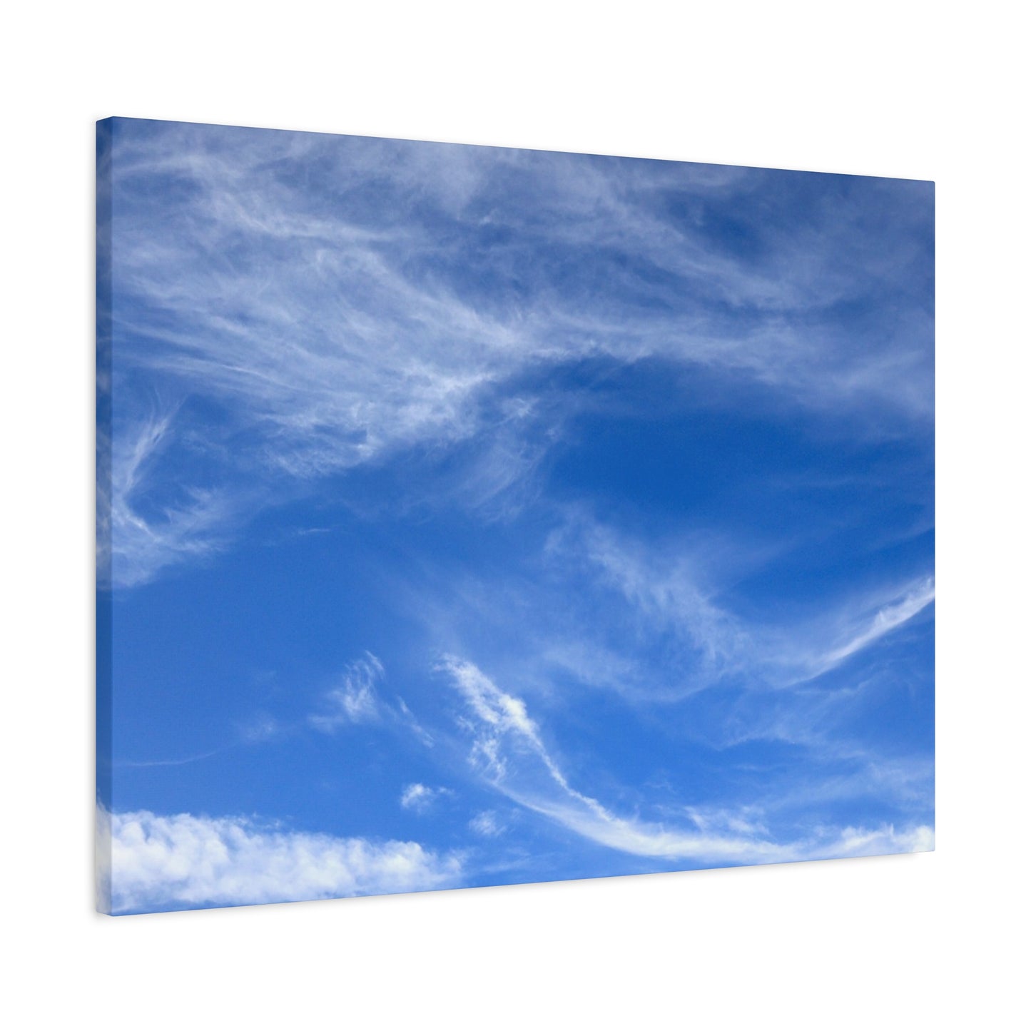 Sky's Ethereal Dance - Unique Frameless Canvas Wall Art
