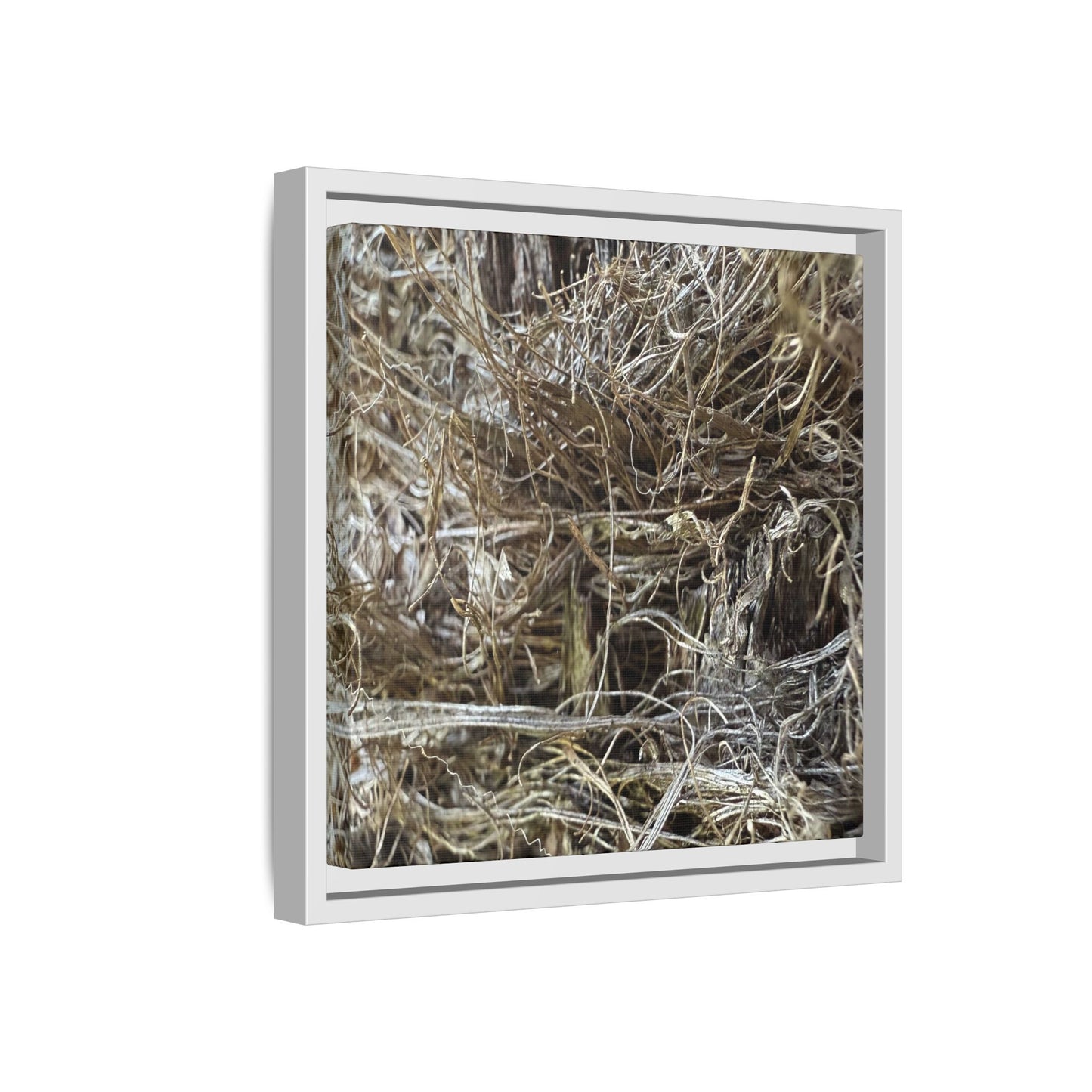 Tangled Whispers of Autumn - Unique Stretched Canvas Wall Art