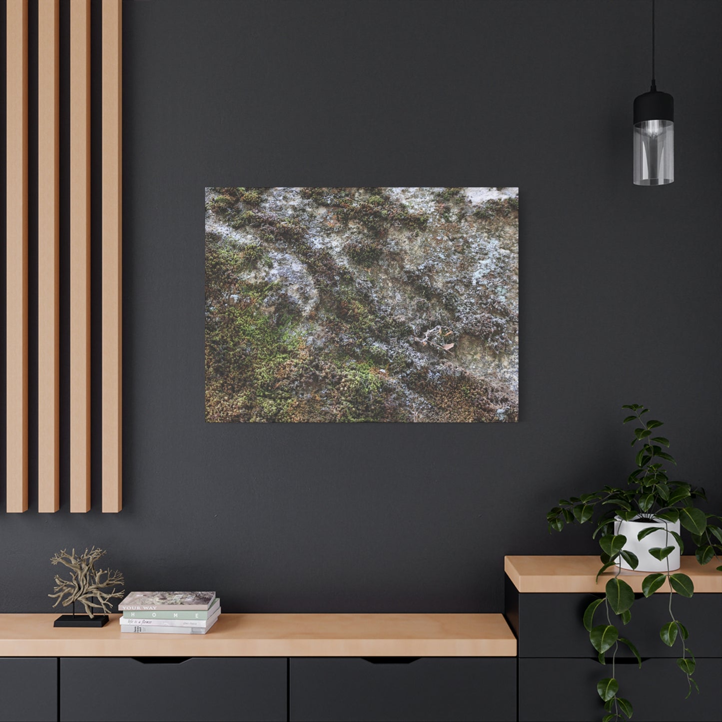 Moss Tapestry - Unique Frameless Canvas Wall Art