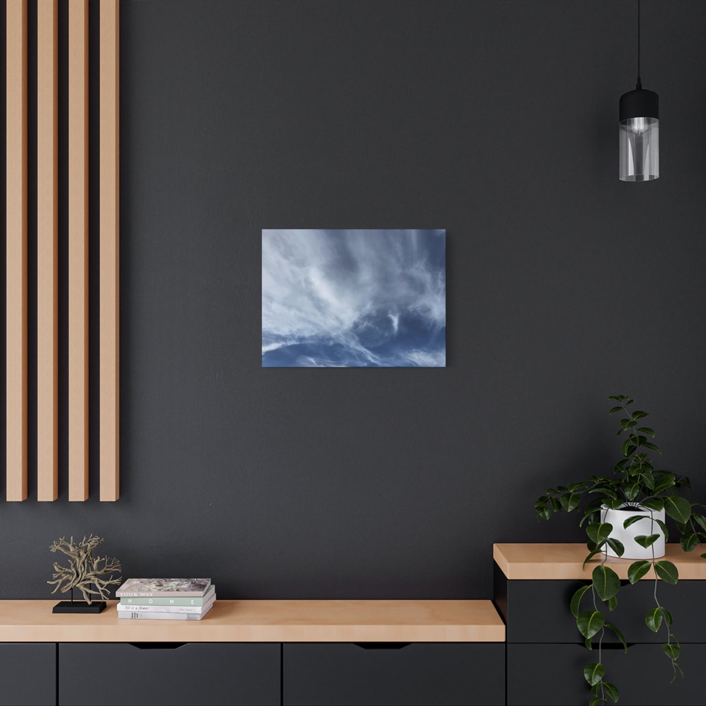 Whispers of the Celestial Realm - Unique Frameless Canvas Wall Art