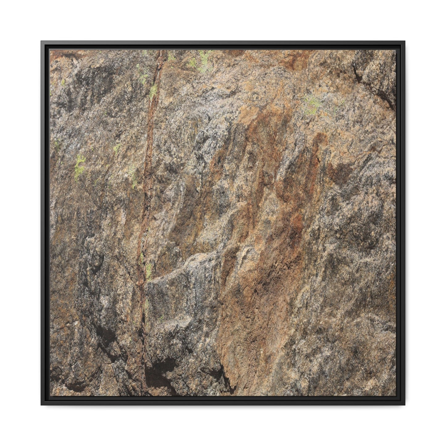 Weathered Rock Formation - Unique Stretched Canvas Wall Art