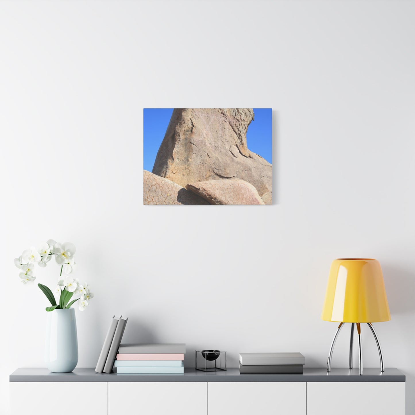 Boulder's Embrace - Unique Frameless Canvas Wall Art