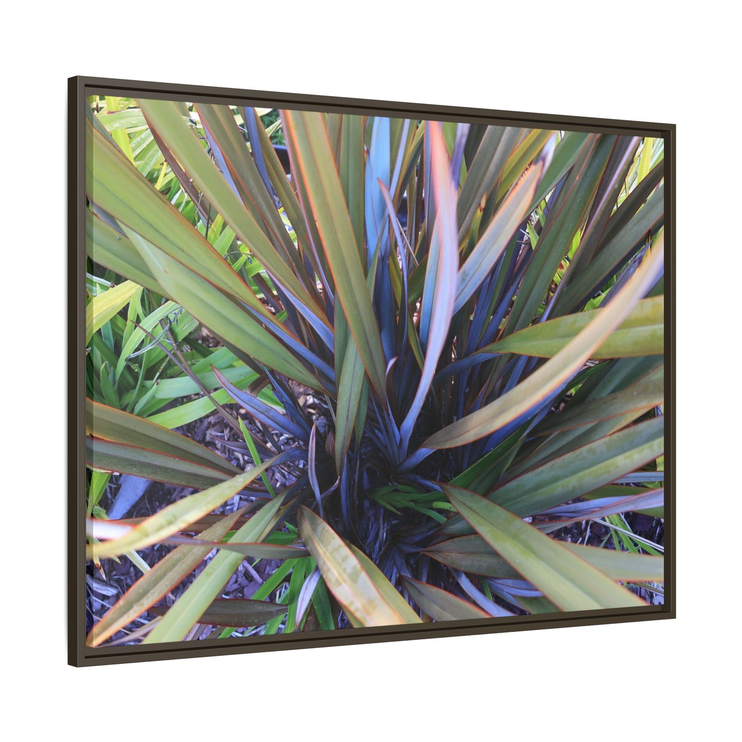 Radiant Leaves - Unique Stretched Canvas Wall Art