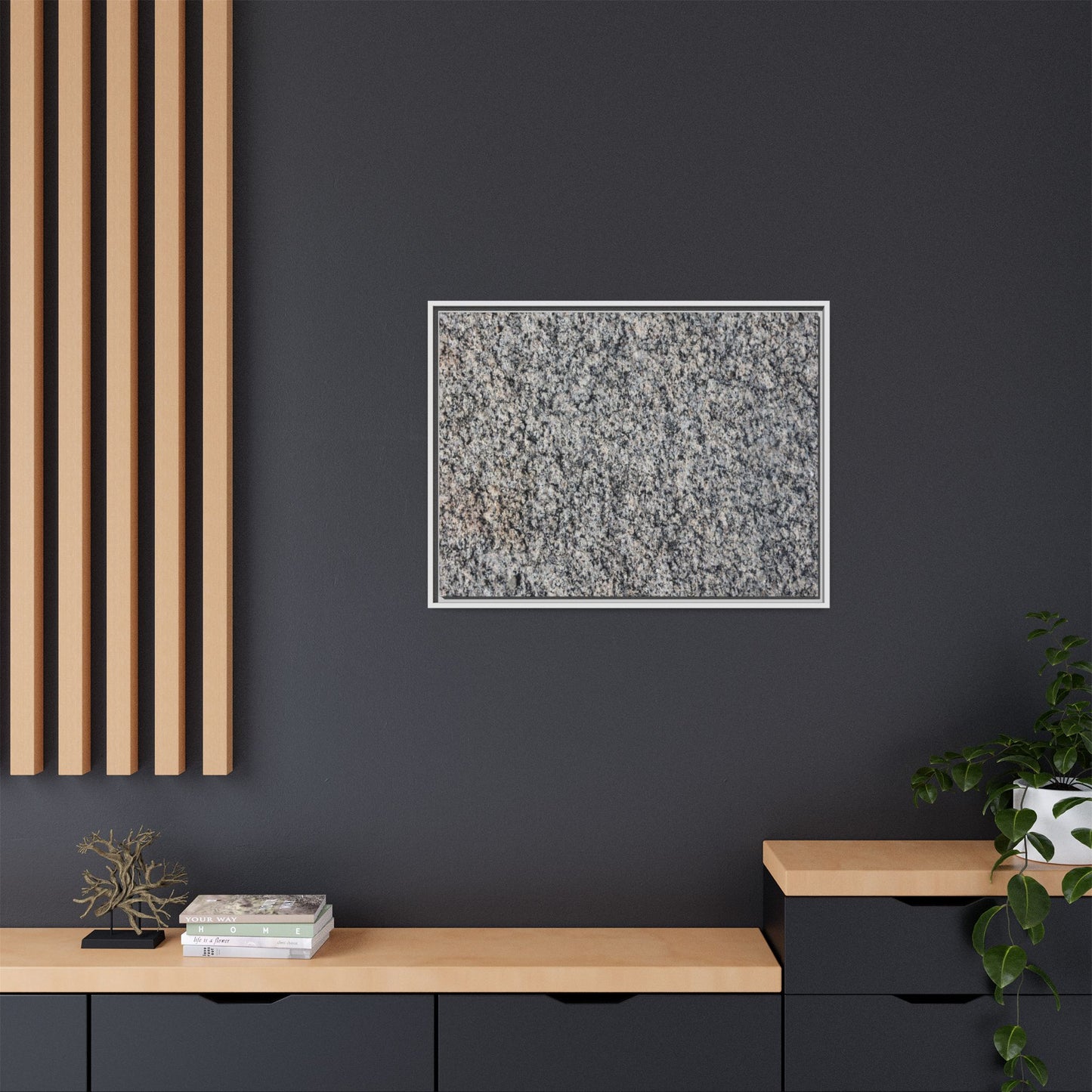 Crystalline Fusion - Unique Stretched Canvas Wall Art