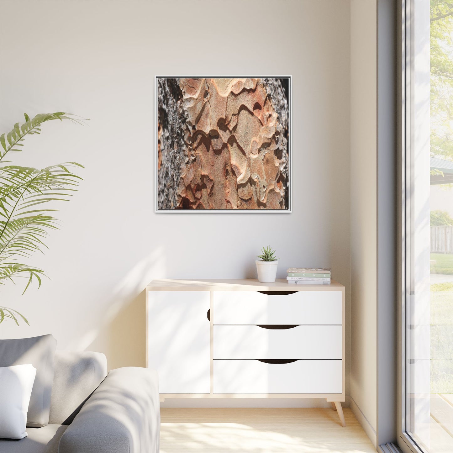 Rust and Stone - Unique Stretched Canvas Wall Art