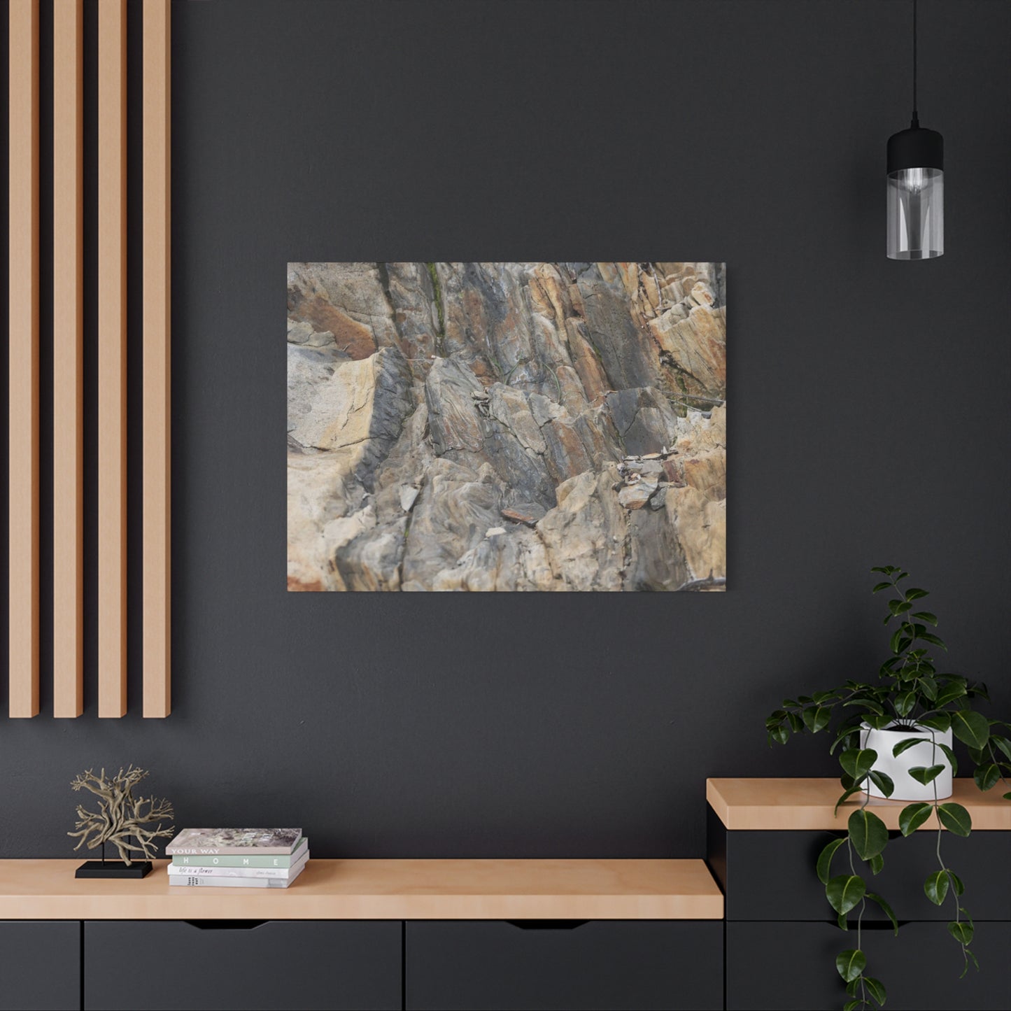 Fractured Memory - Unique Frameless Canvas Wall Art