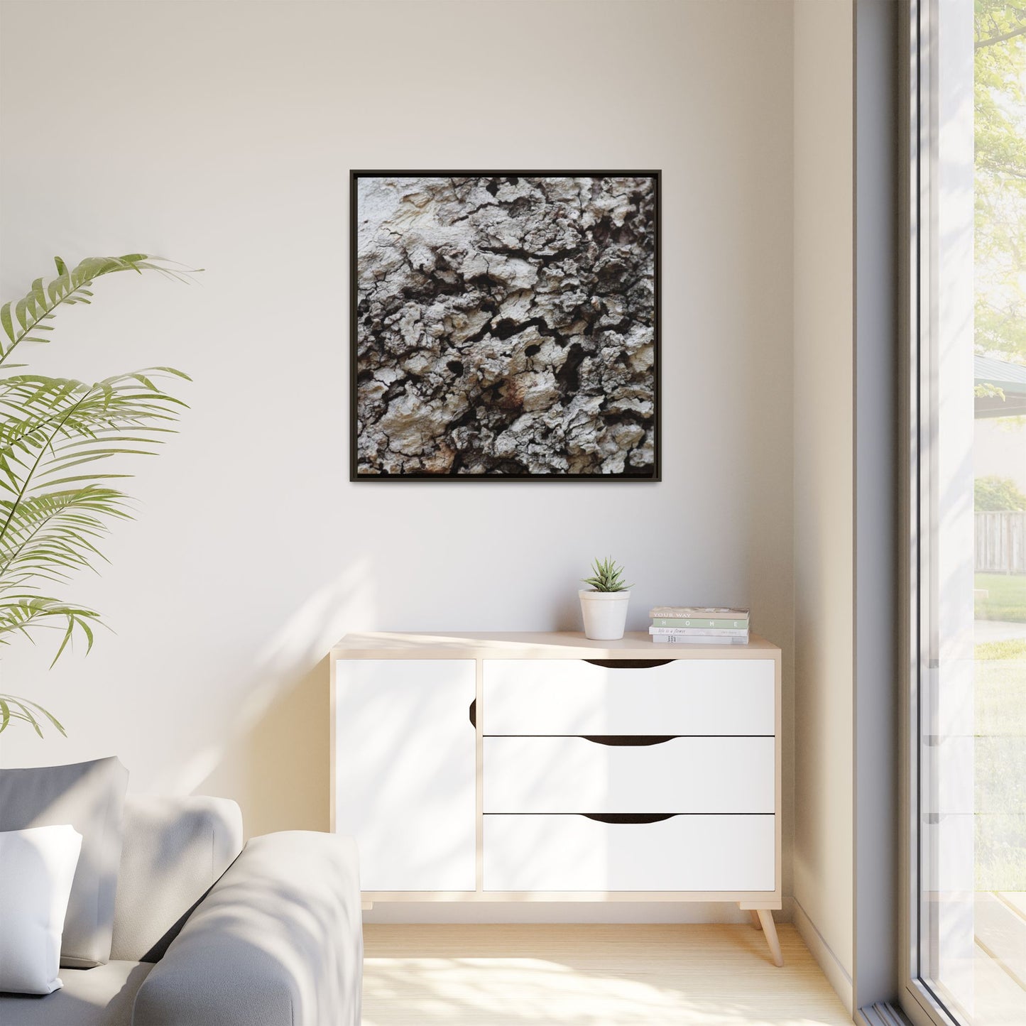 Cracked Terrain - Unique Stretched Canvas Wall Art
