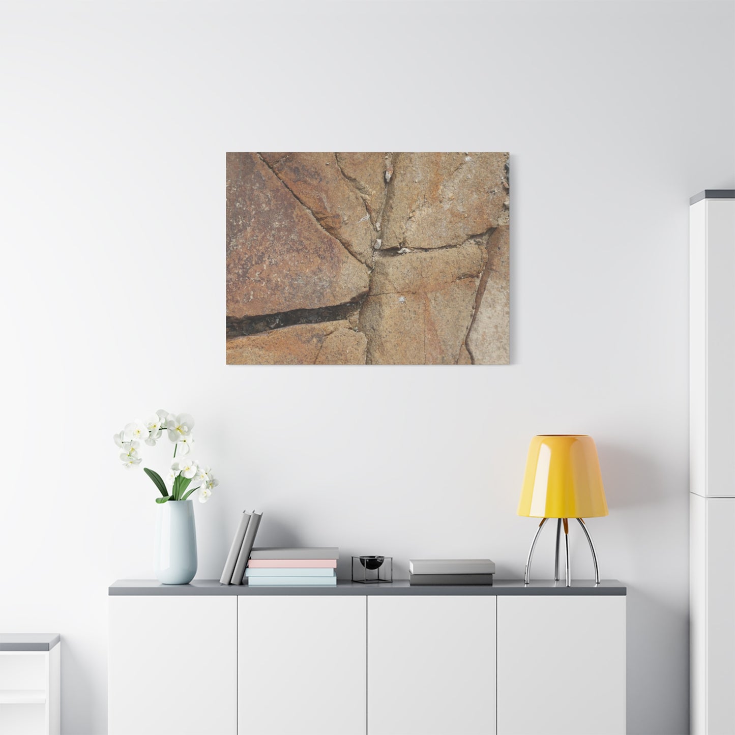 Cracked Earth's Canvas - Unique Frameless Canvas Wall Art
