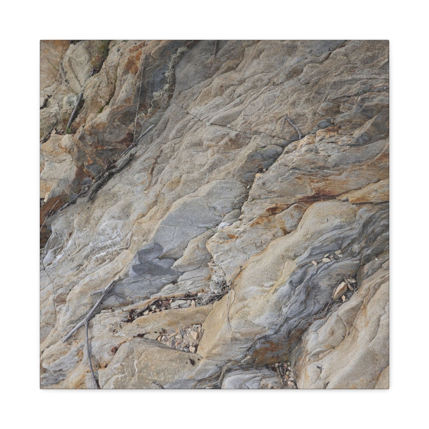 Stone Memory - Unique Frameless Canvas Wall Art