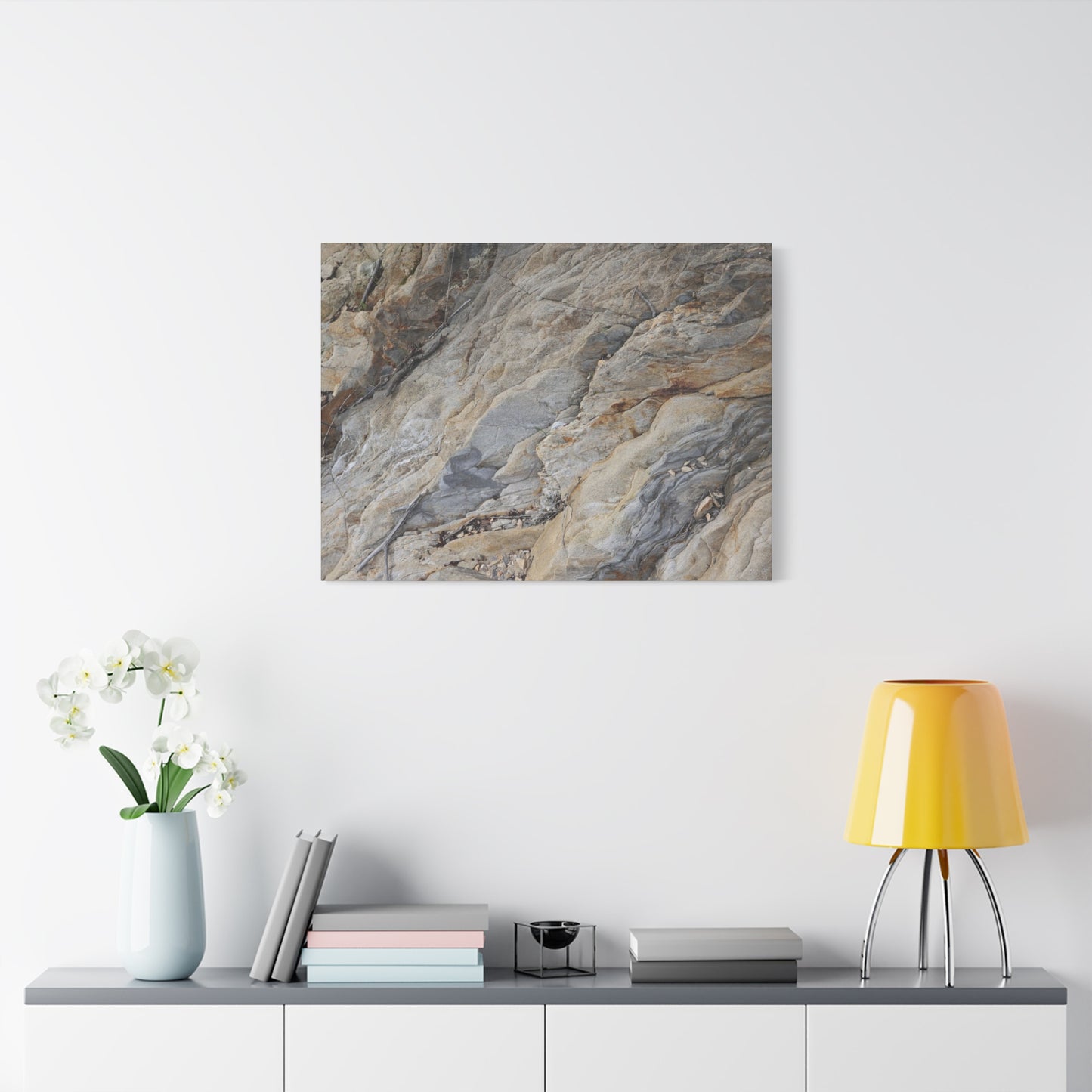 Stone Memory - Unique Frameless Canvas Wall Art
