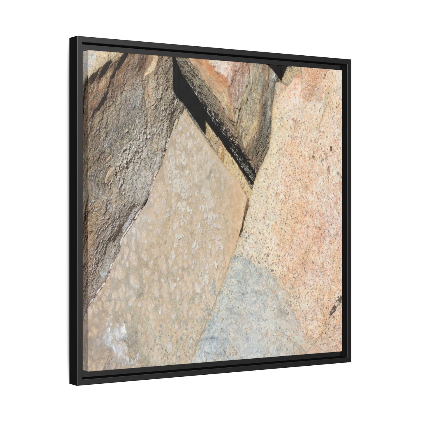 Rock Fragment - Unique Stretched Canvas Wall Art