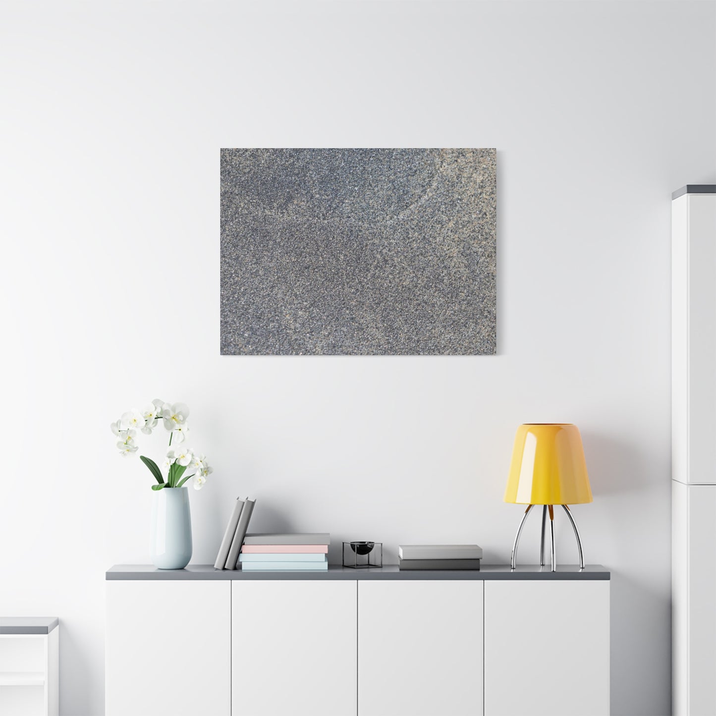 Granite Murmur - Unique Frameless Canvas Wall Art