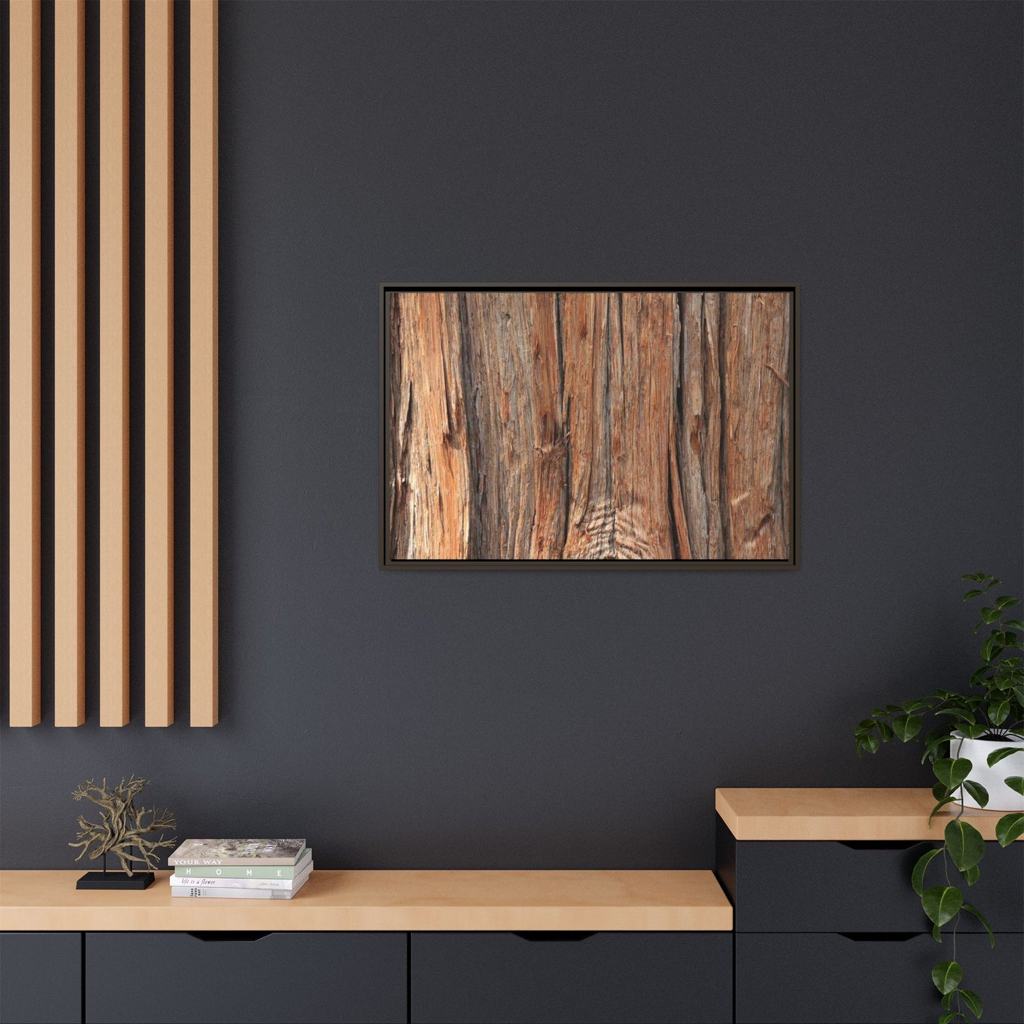 Echoes of Timber - Unique Stretched Canvas Wall Art