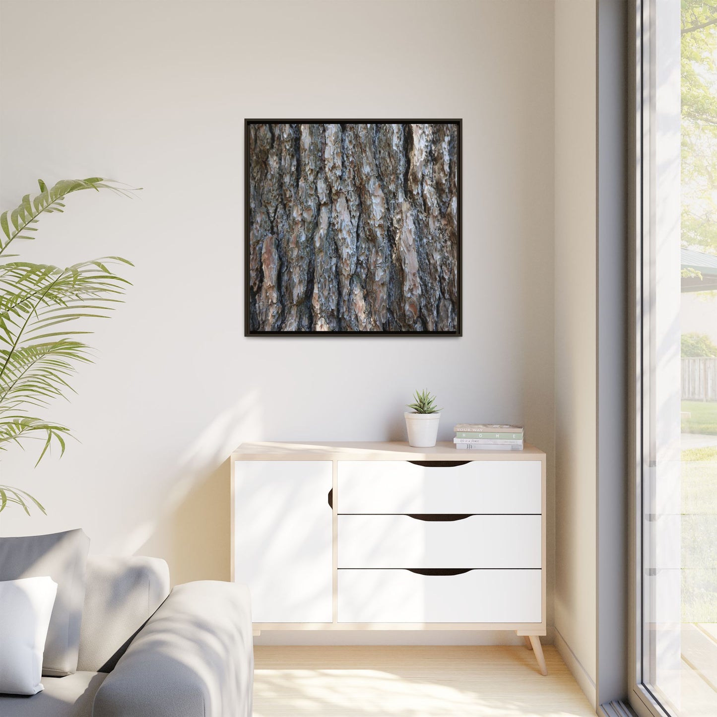Bark Whispers - Unique Stretched Canvas Wall Art