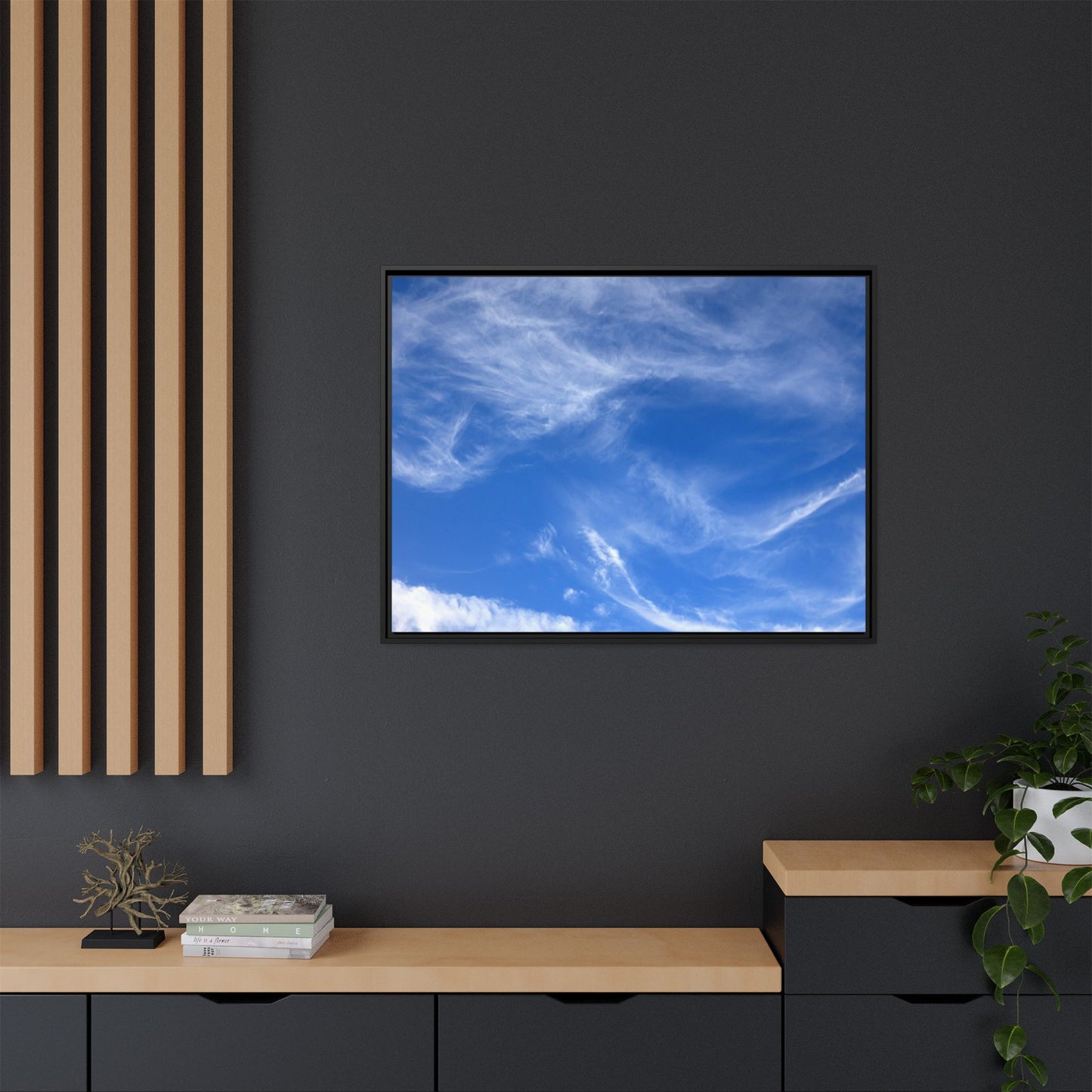 Cloudscape Reverie - Unique Stretched Canvas Wall Art
