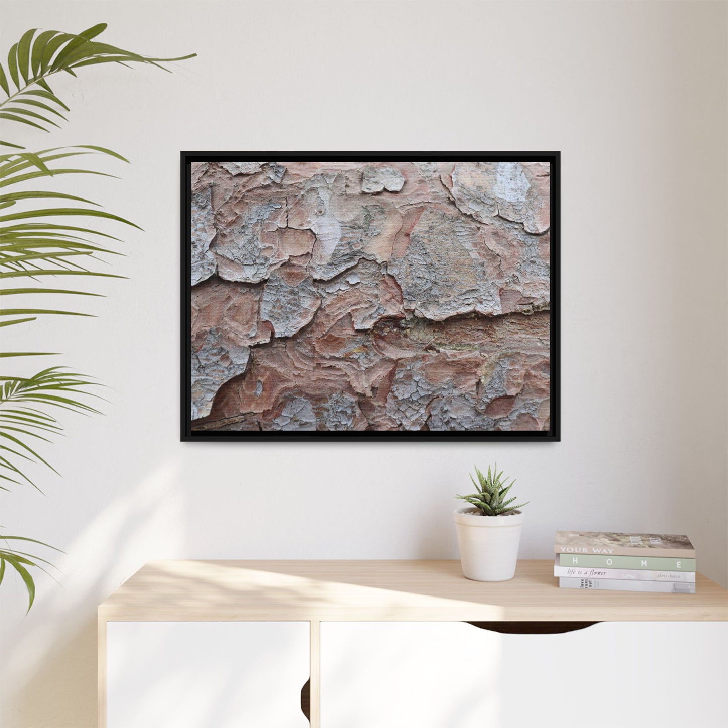Flaking Serenity - Unique Stretched Canvas Wall Art
