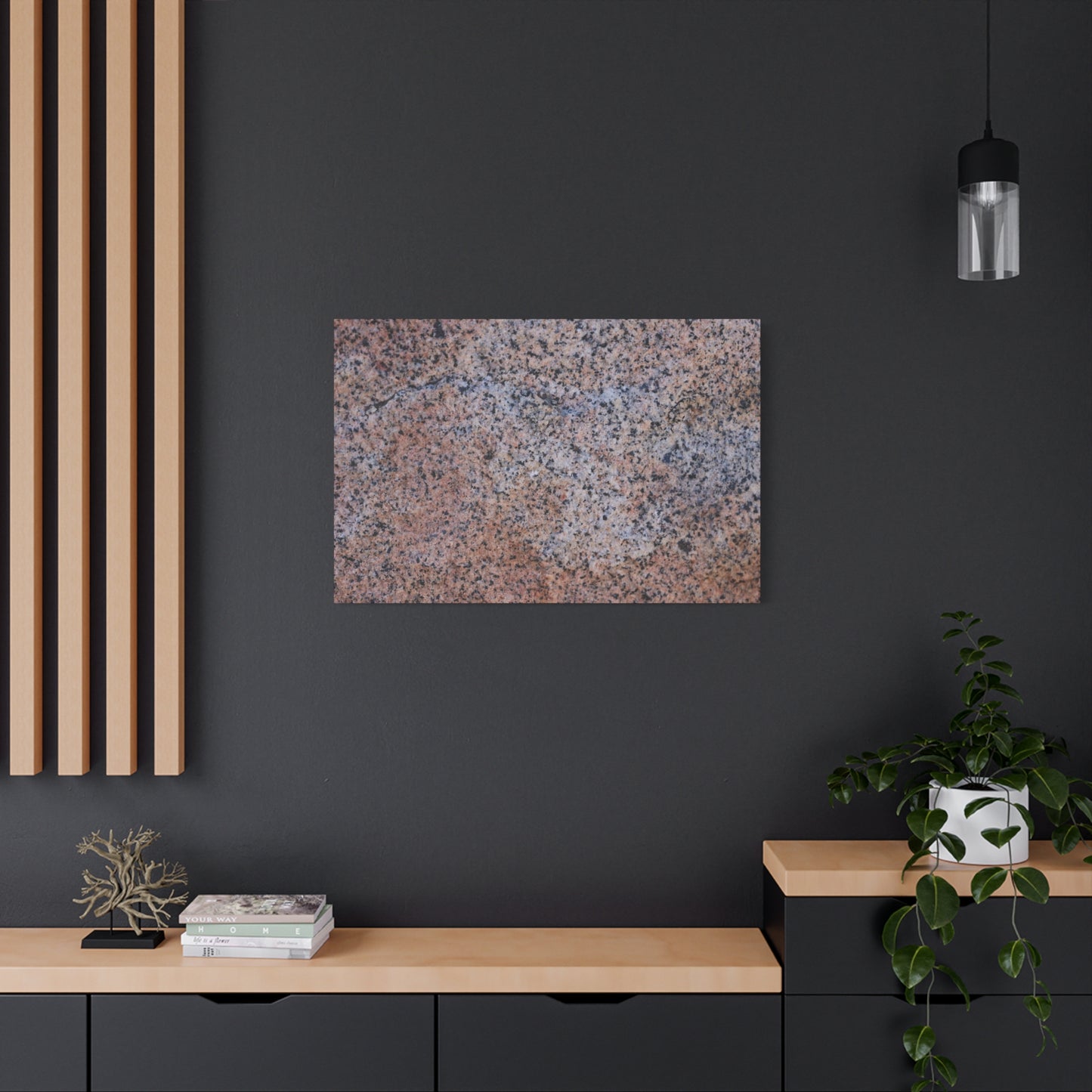 Granular Symphony - Unique Frameless Canvas Wall Art