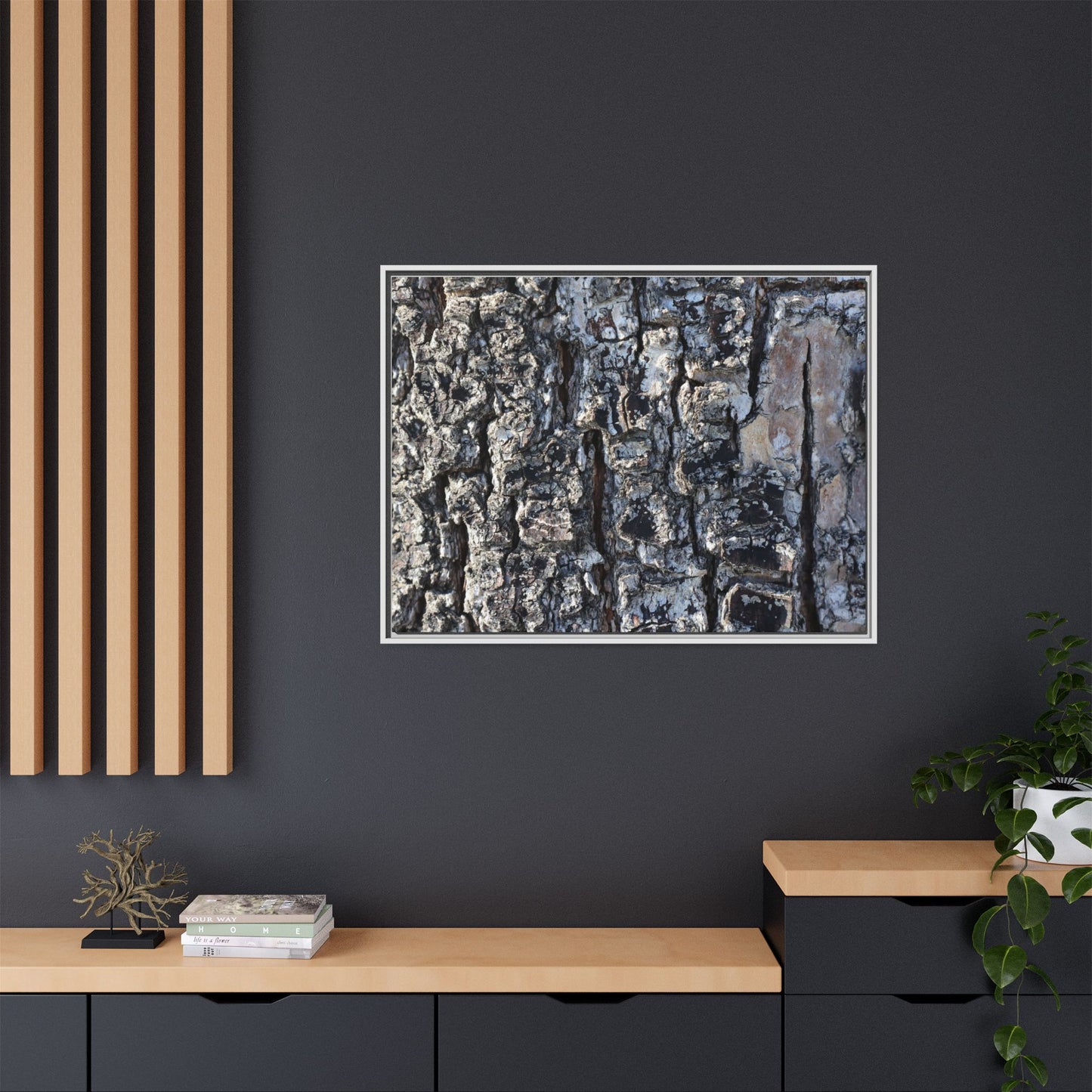 The Bark Chronicles - Unique Stretched Canvas Wall Art