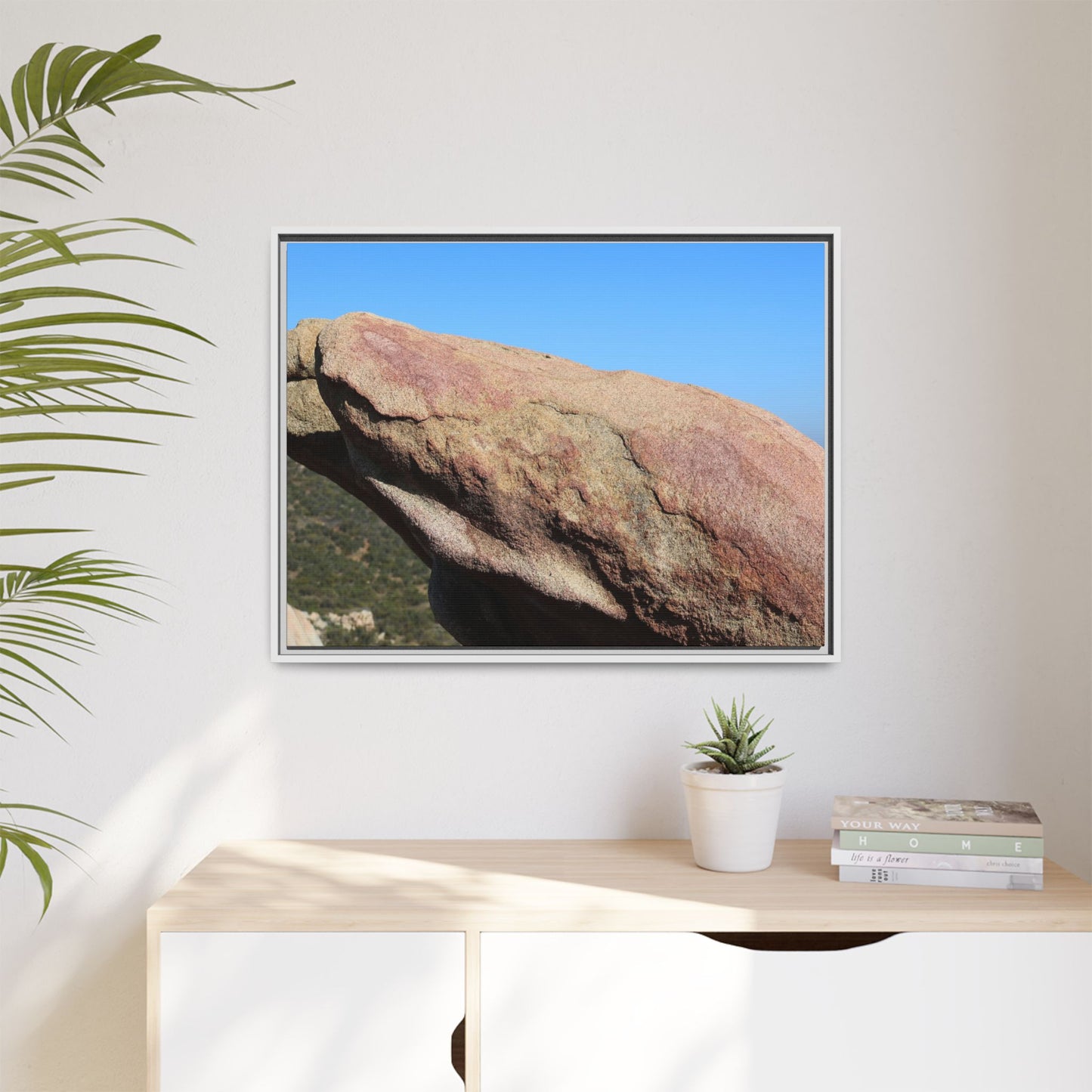 Sleeping Stone - Unique Stretched Canvas Wall Art