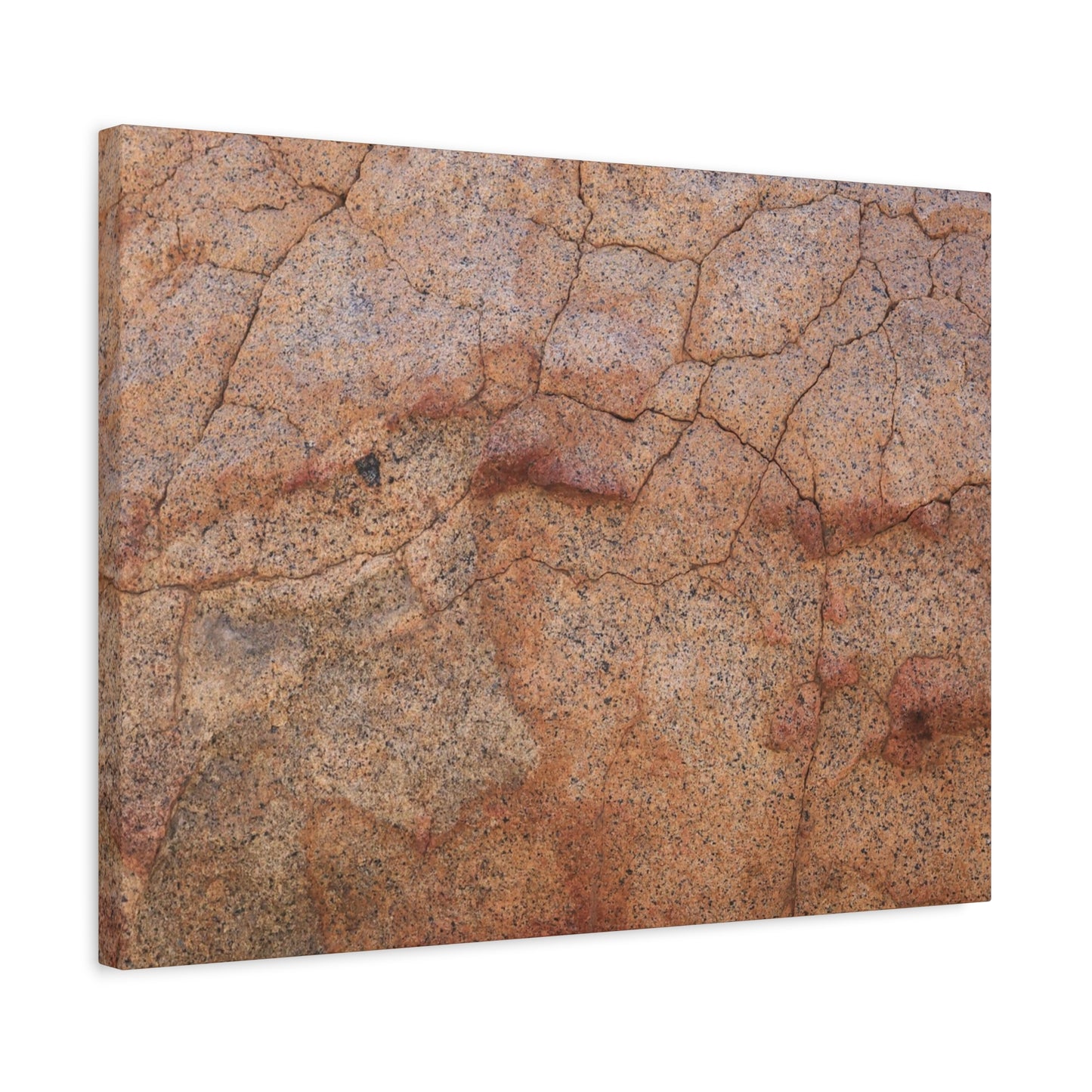 Cracked Earth's Whisper - Unique Frameless Canvas Wall Art