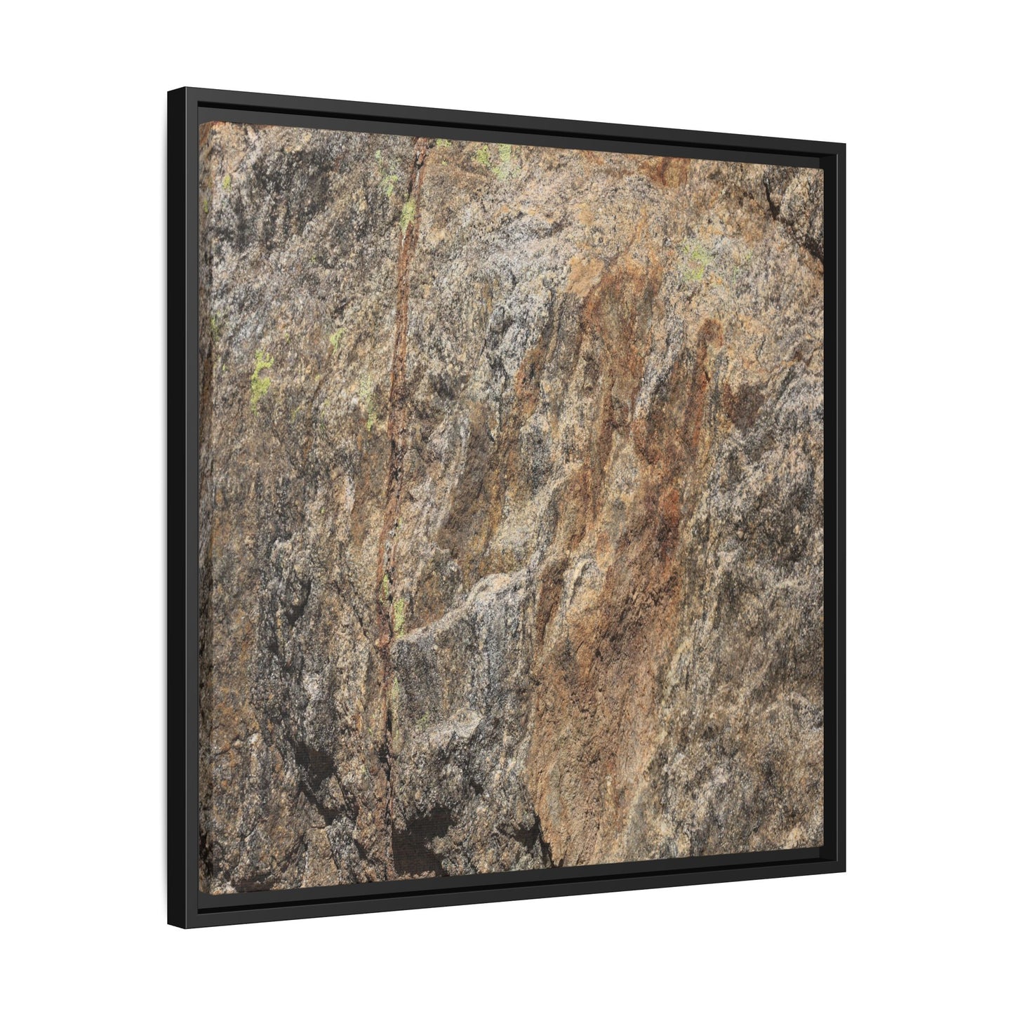 Weathered Rock Formation - Unique Stretched Canvas Wall Art