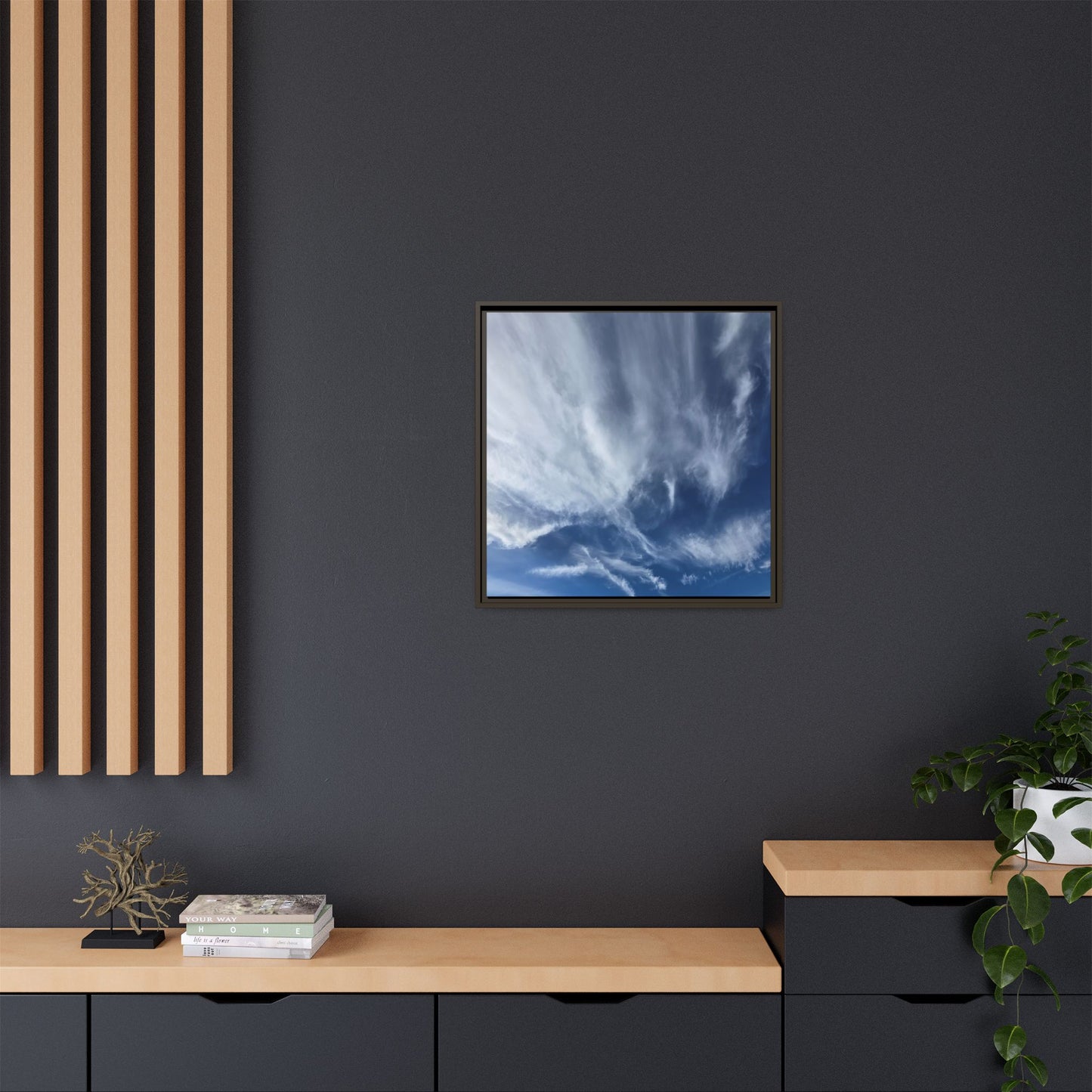 Ethereal Skies - Unique Stretched Canvas Wall Art