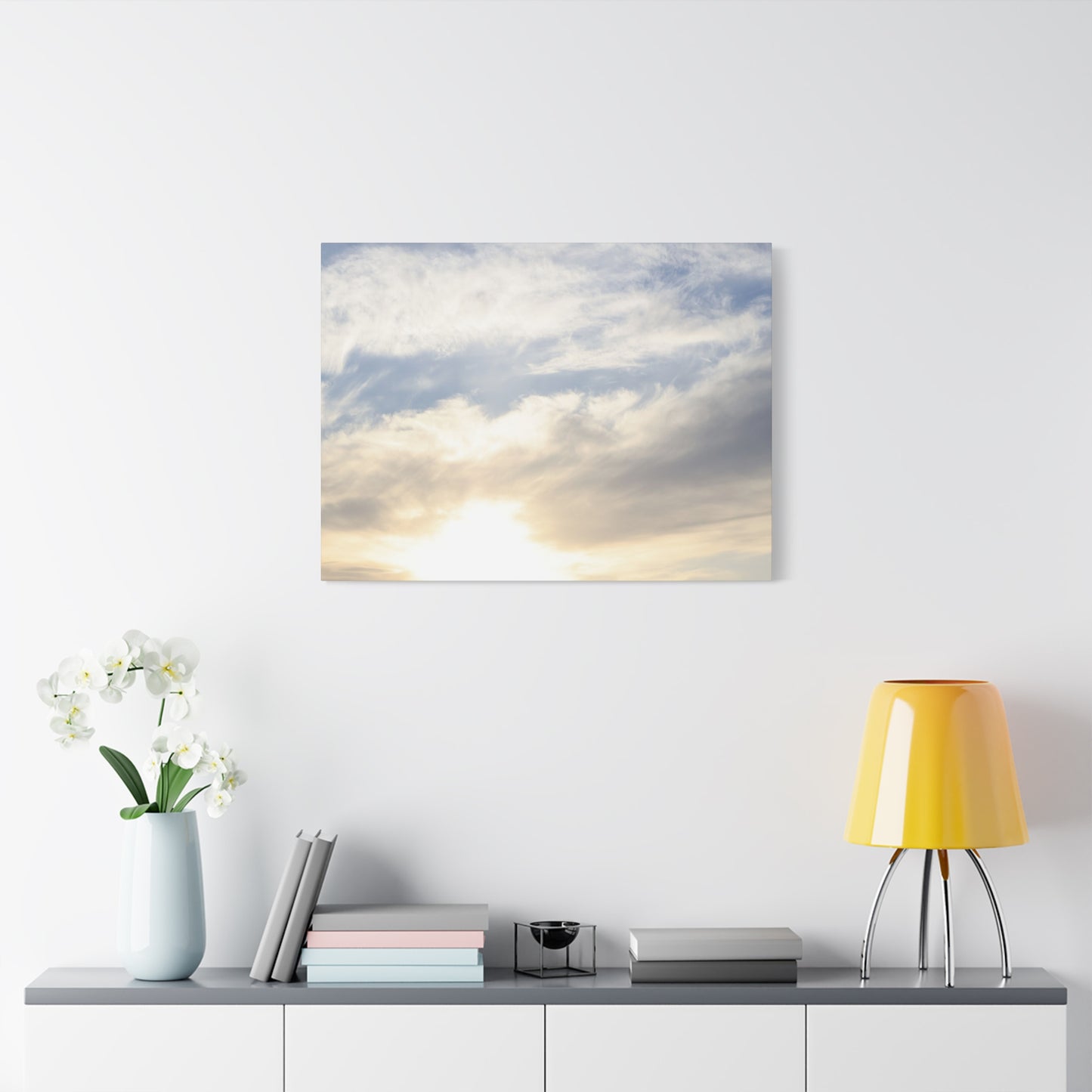 Whispers of Ethereal Light - Unique Frameless Canvas Wall Art