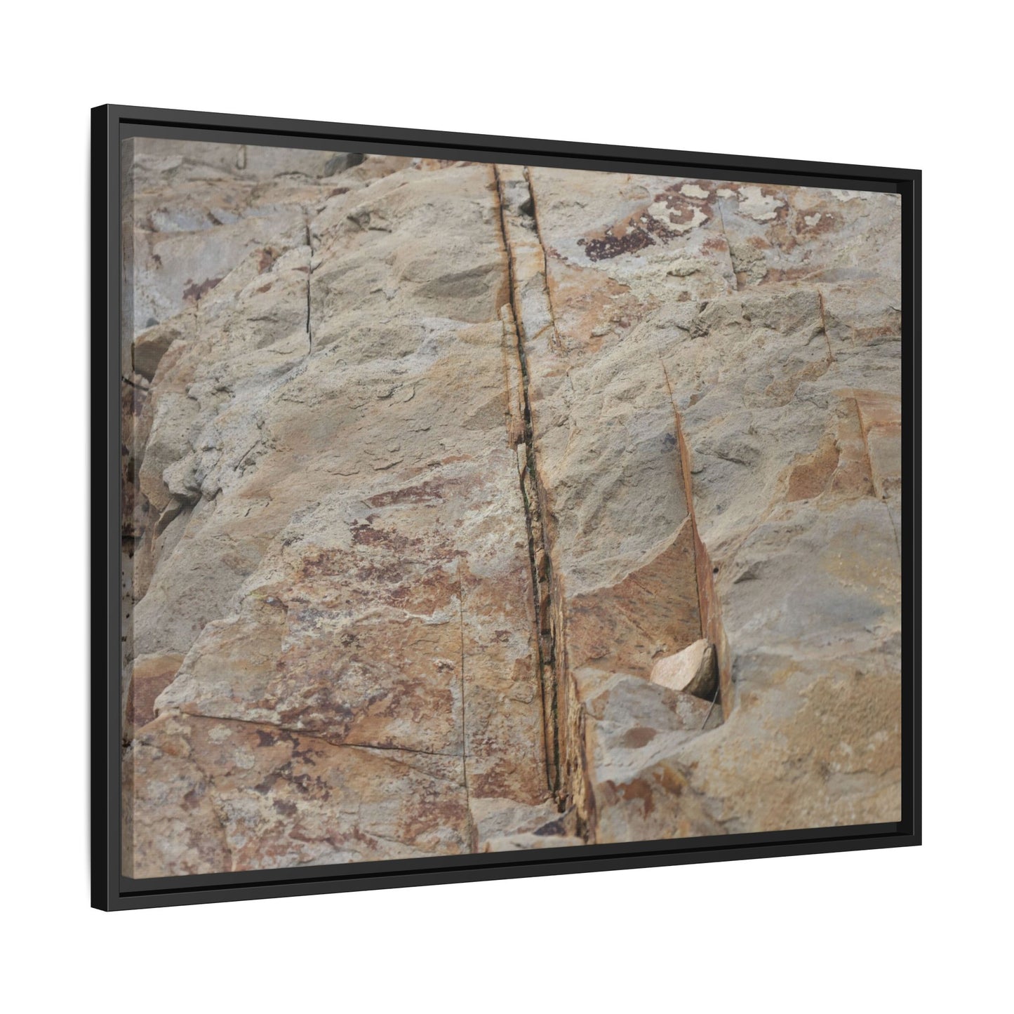 Sedimentary Symphony - Unique Stretched Canvas Wall Art