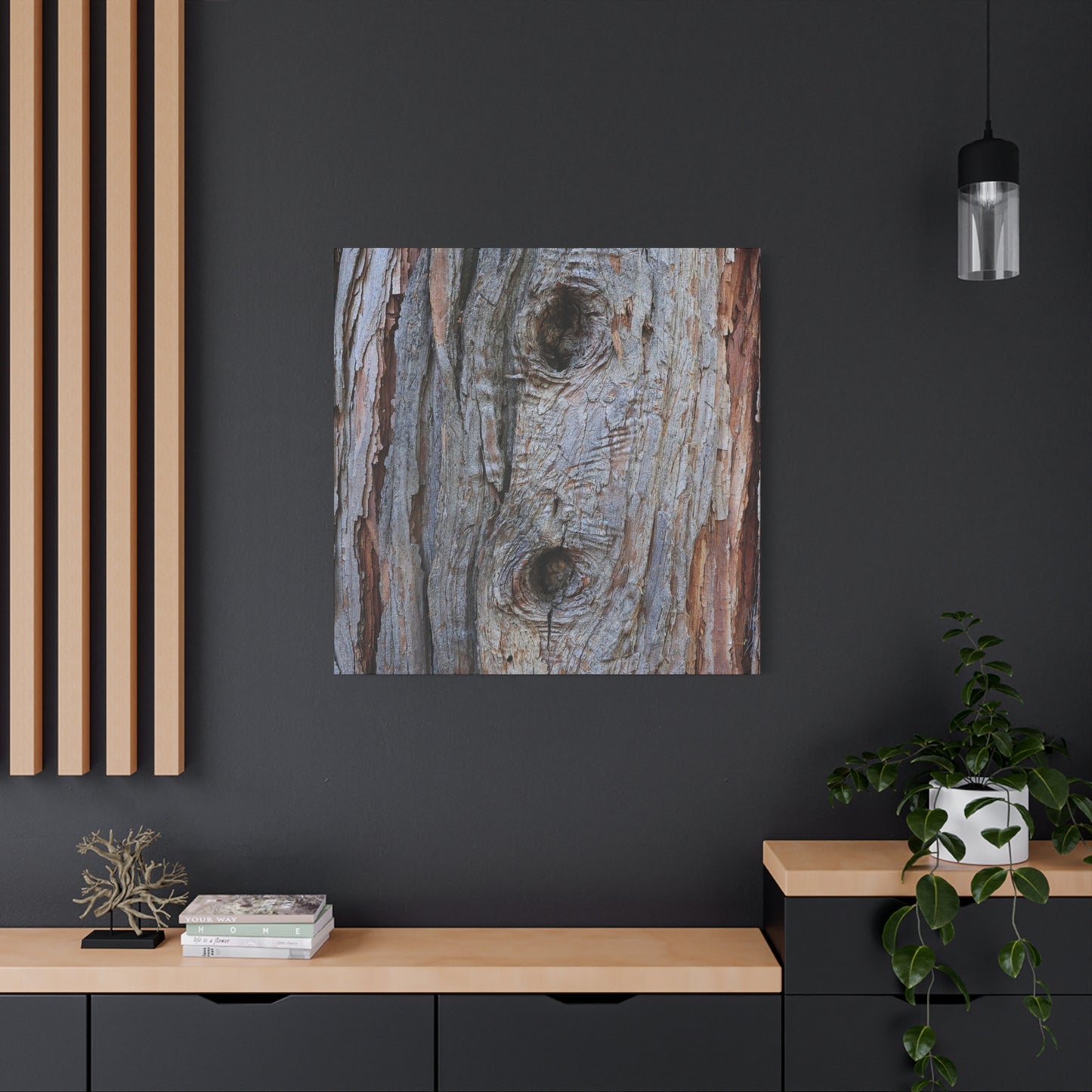 Wooden Memoir - Unique Frameless Canvas Wall Art
