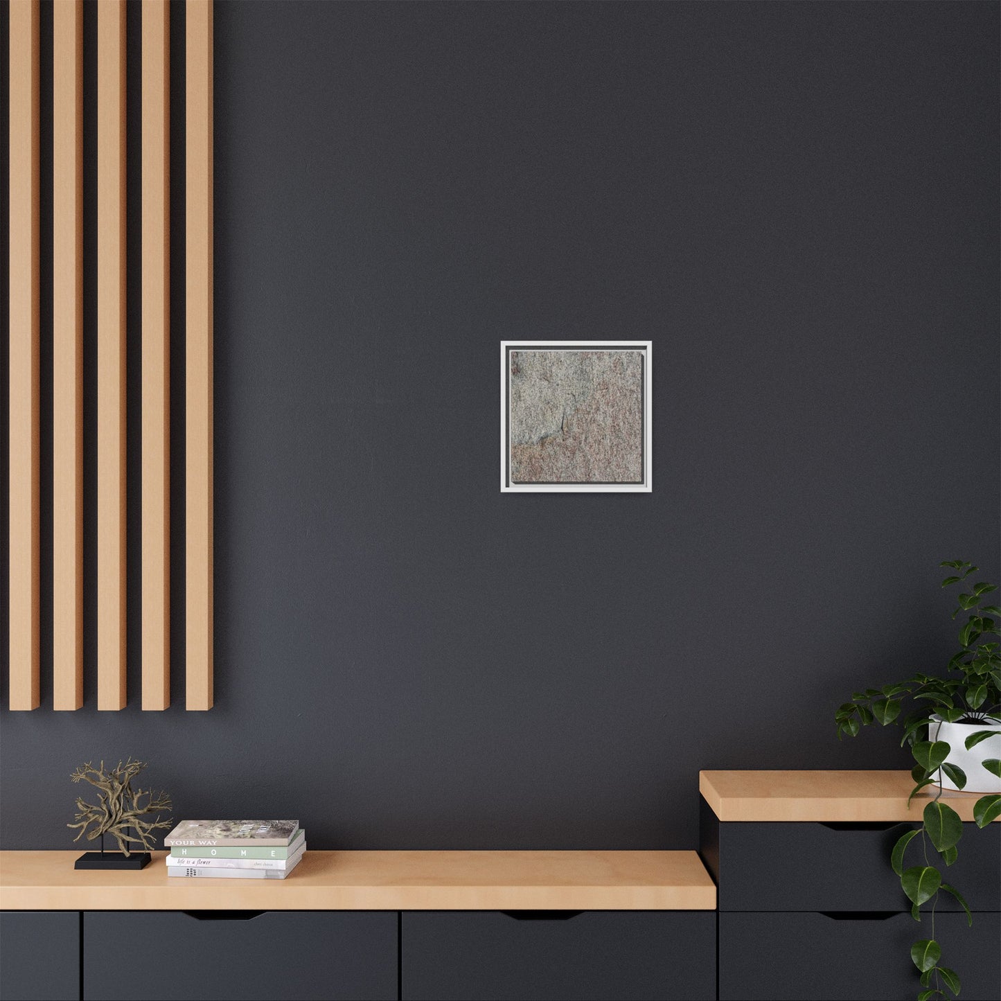 Fissured Stone - Unique Stretched Canvas Wall Art