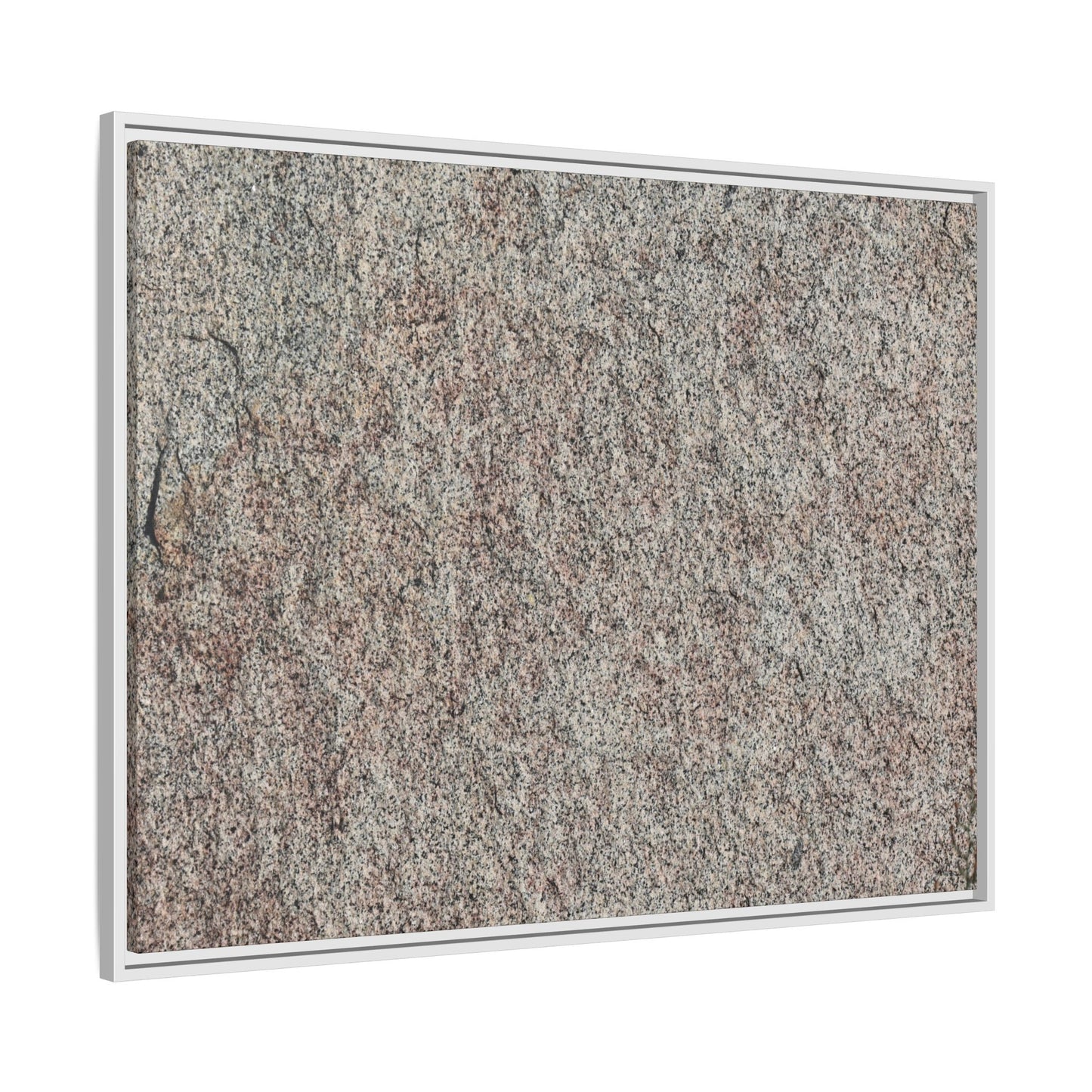 Granular Whispers - Unique Stretched Canvas Wall Art