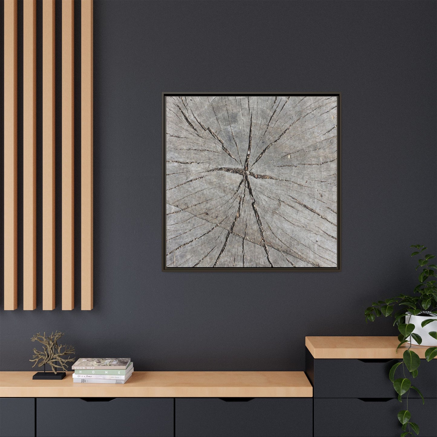 Fractured Memories - Unique Stretched Canvas Wall Art