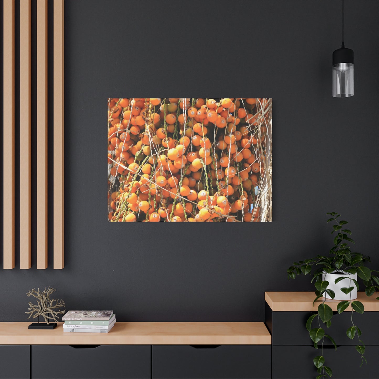 Orange Harvest - Unique Frameless Canvas Wall Art